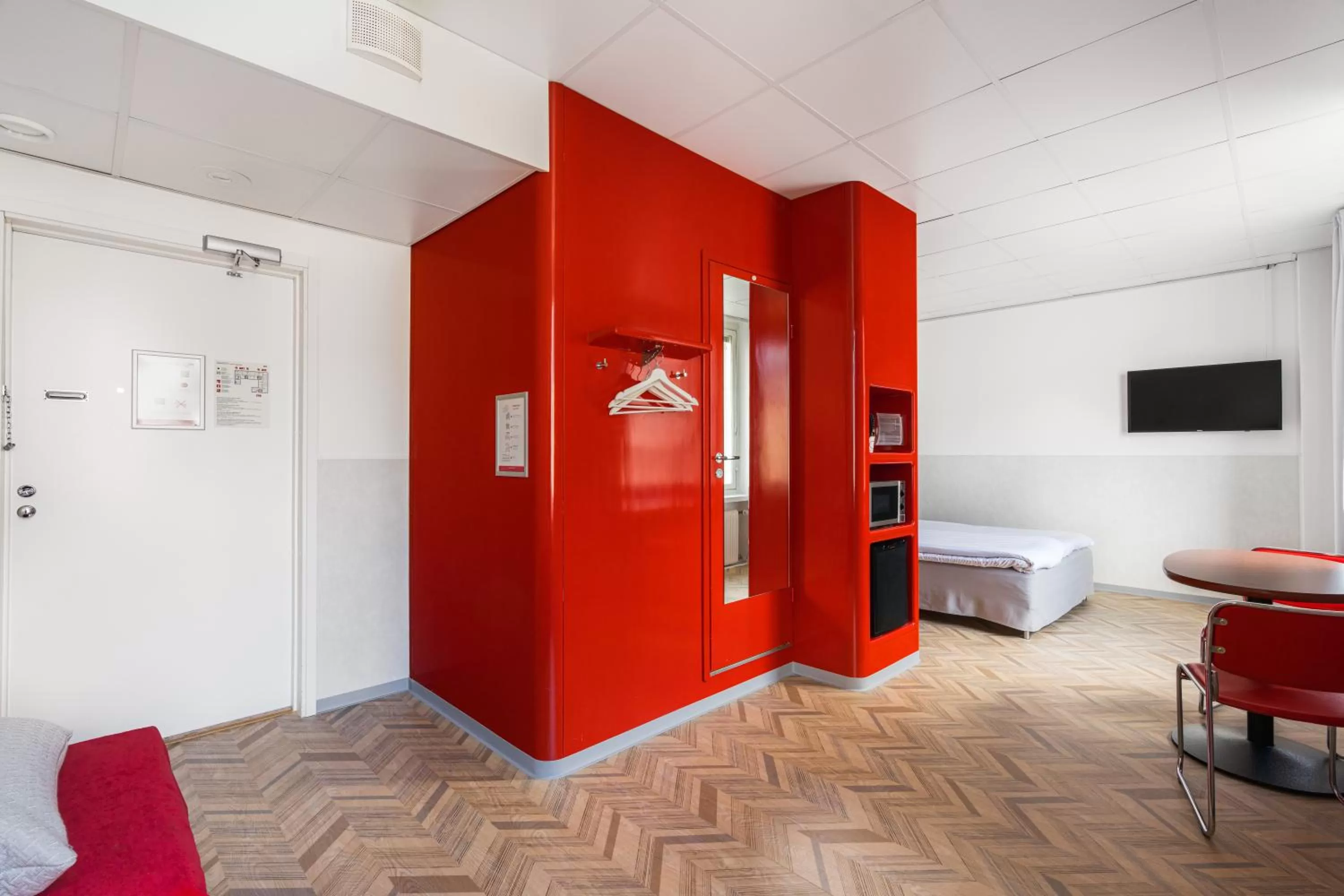 Photo of the whole room, Bed in Omena Hotel Tampere