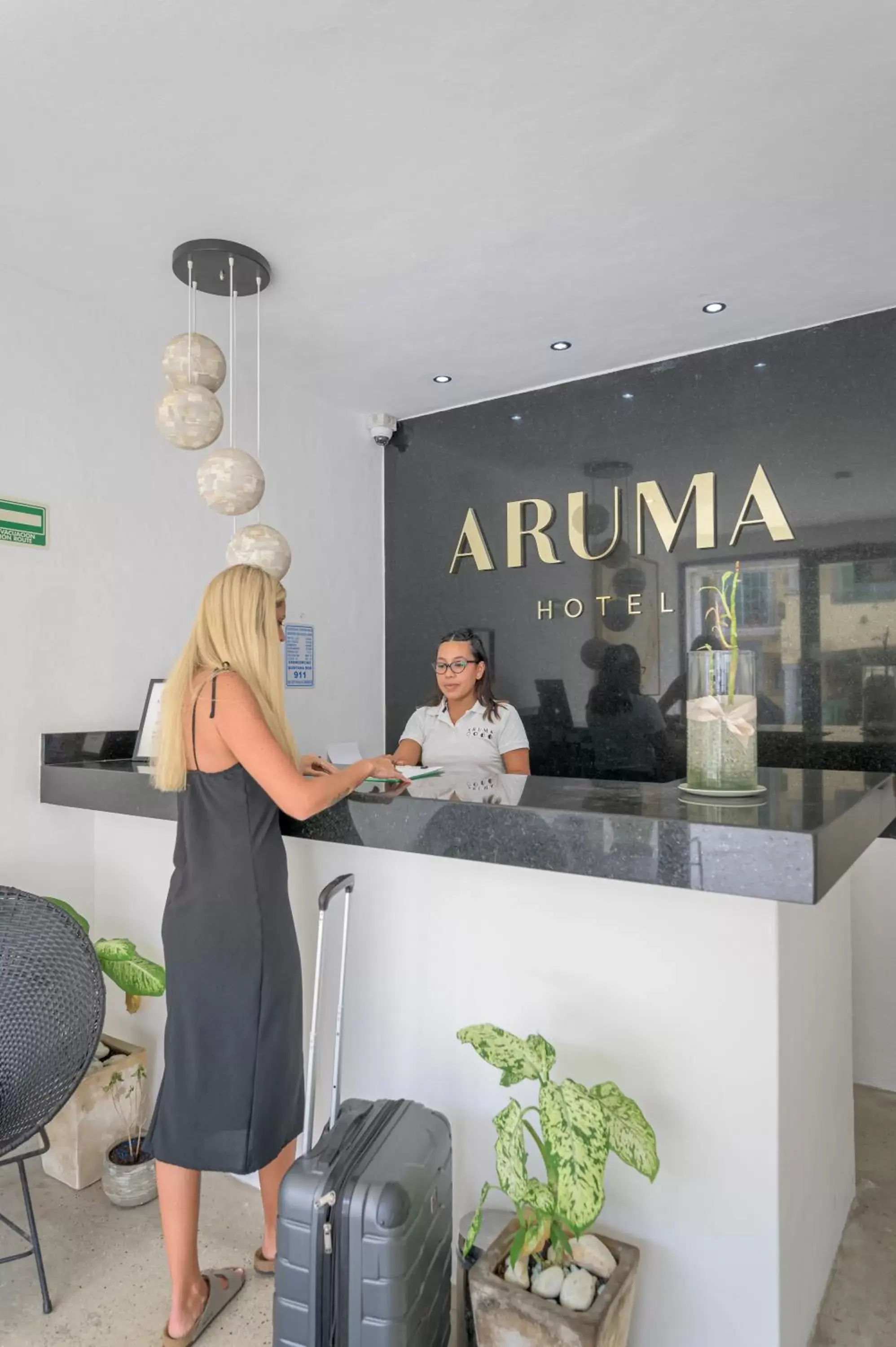 Lobby or reception in Aruma Hotel