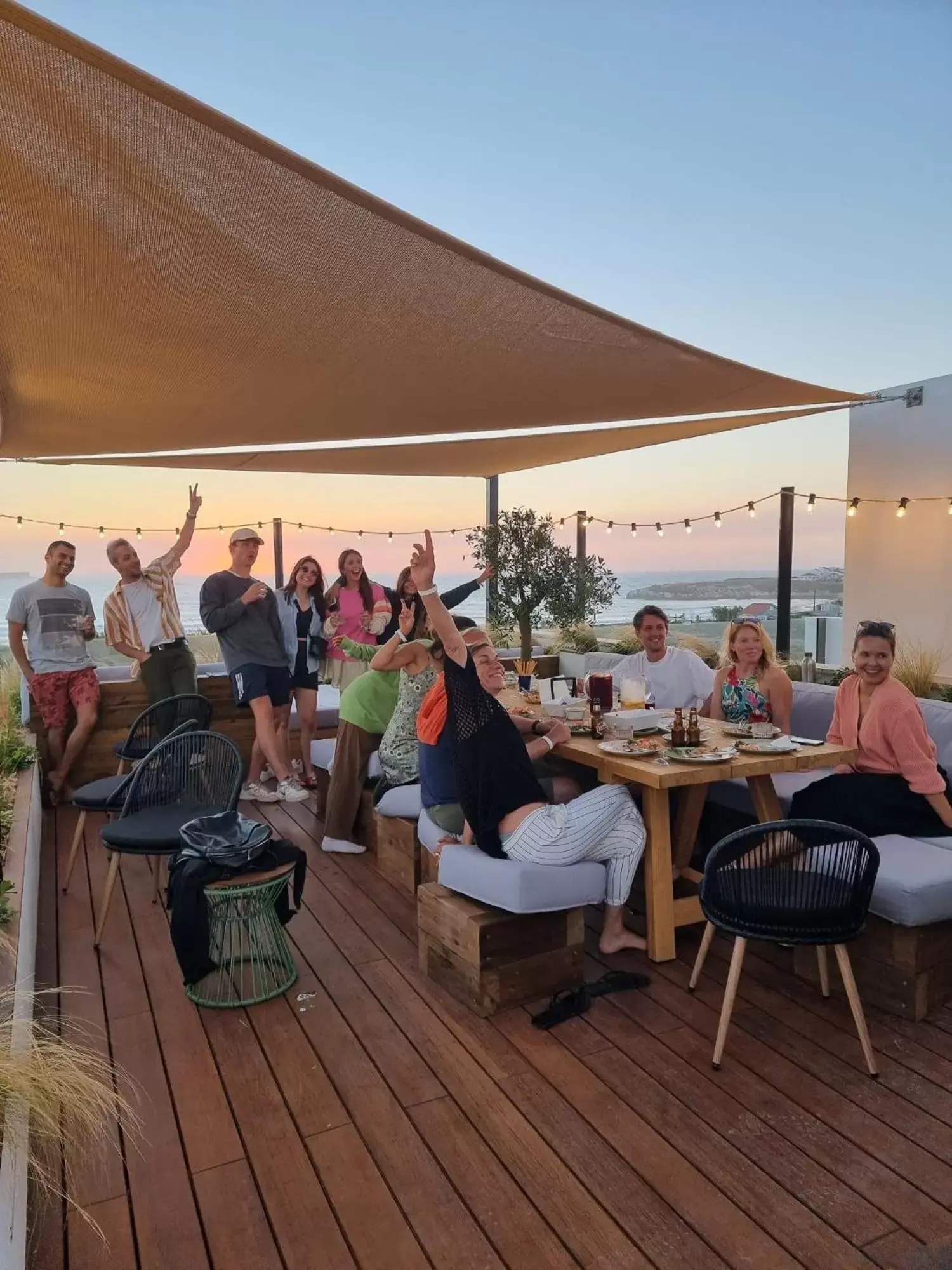 Restaurant/places to eat in The Salty Pelican Yoga & Surf Retreat