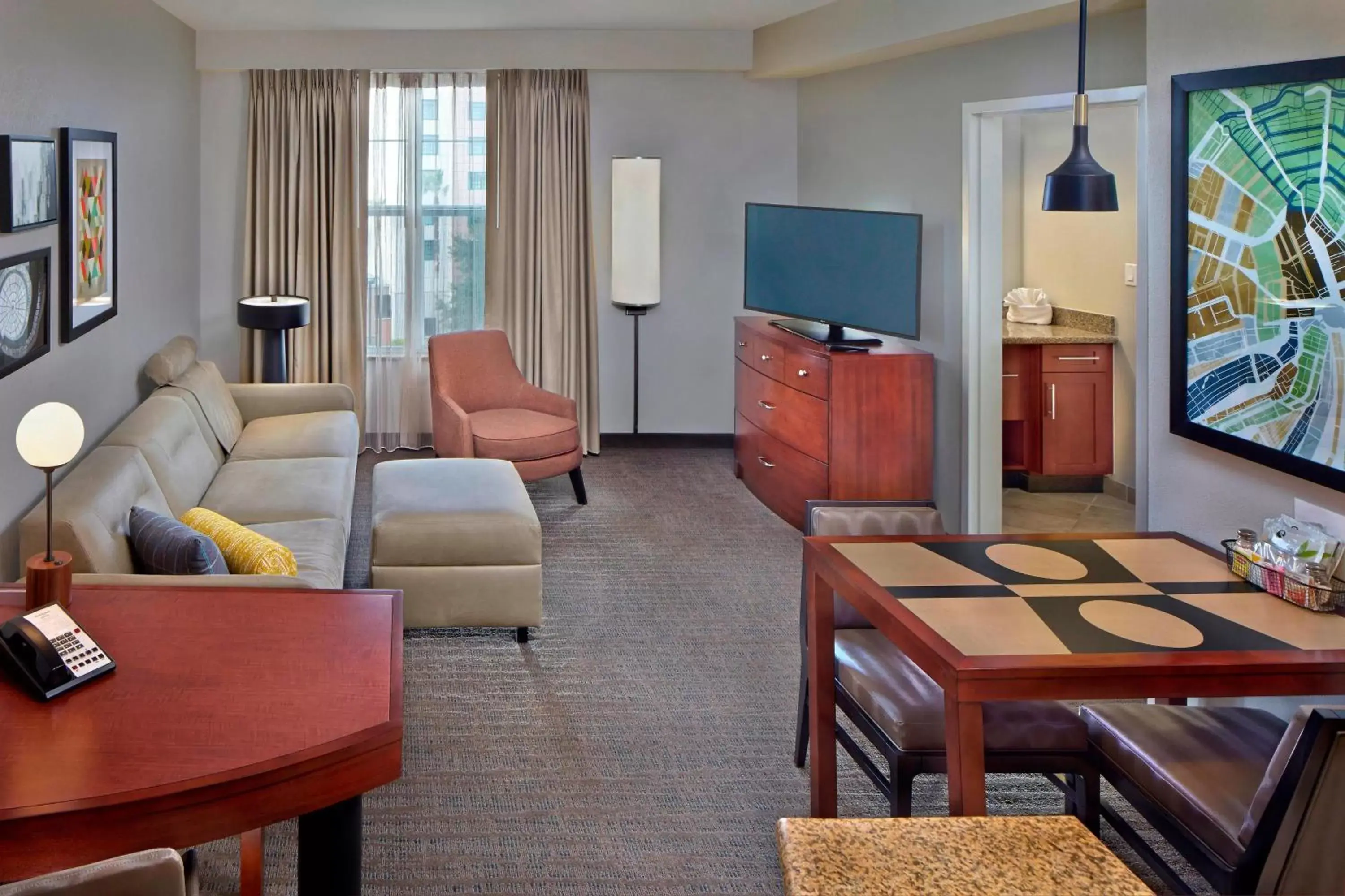 Bedroom, Seating Area in Residence Inn Orlando Lake Mary