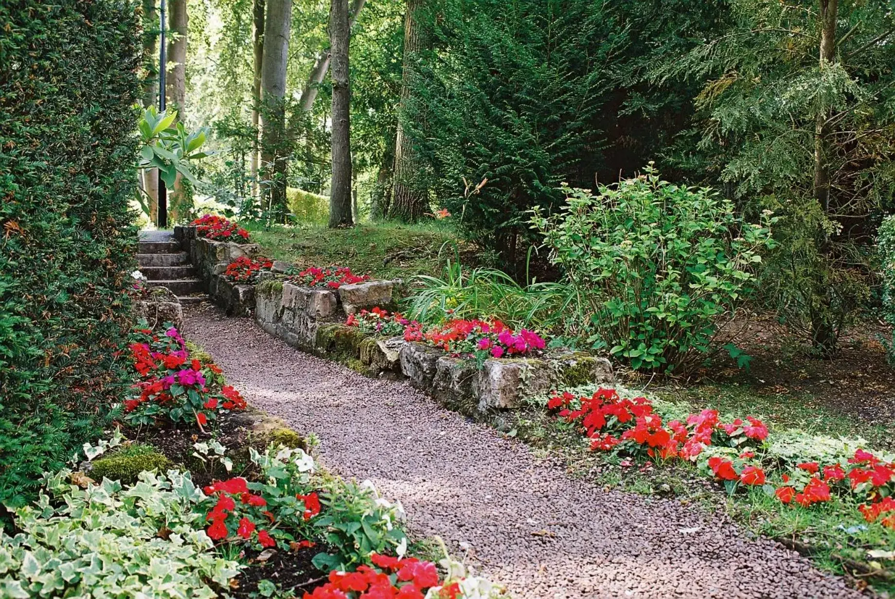 Garden in Chateau de Montvillargenne