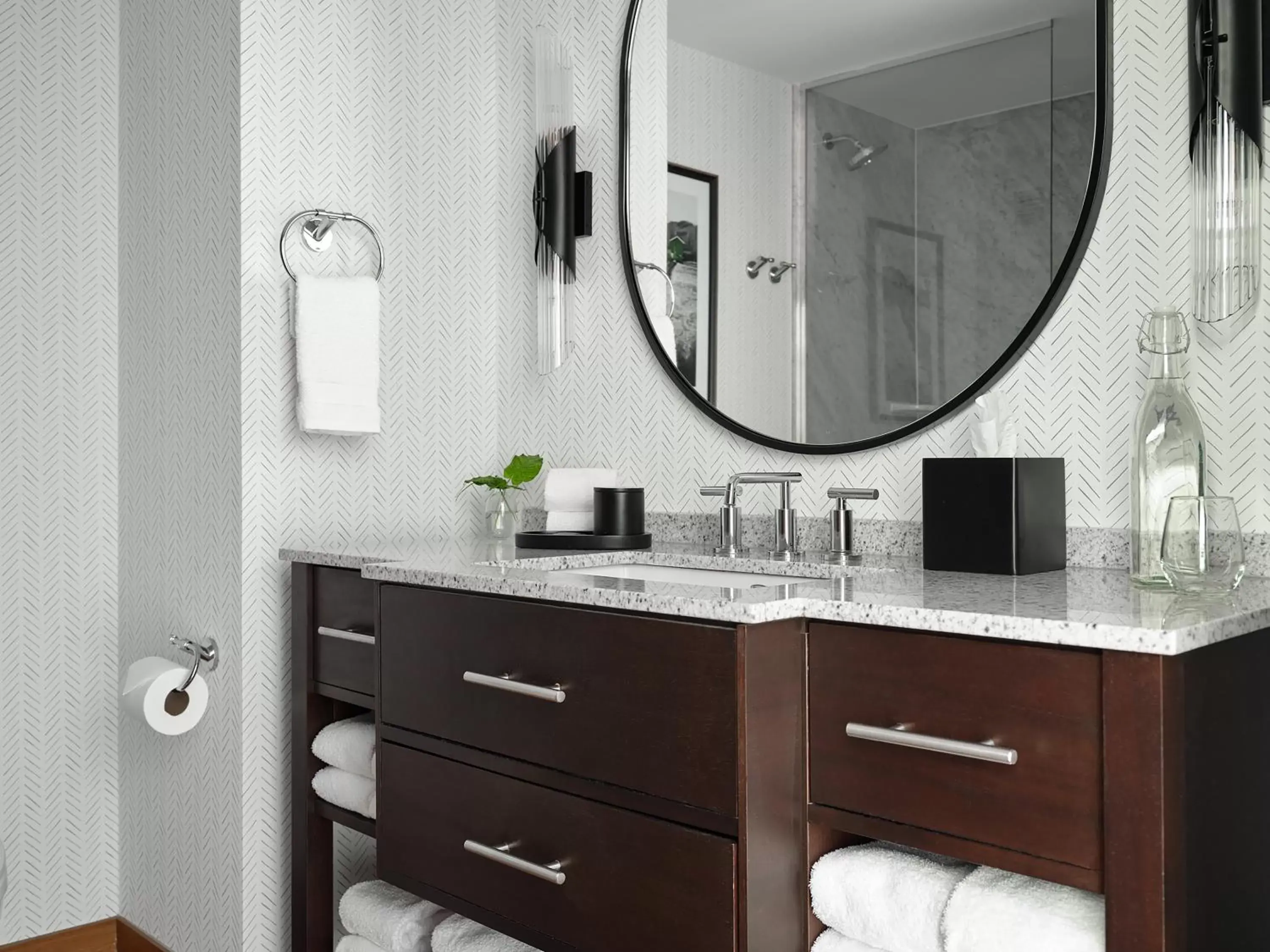 Bathroom in Six South St. Hotel Bathroom in Six South St. Hotel