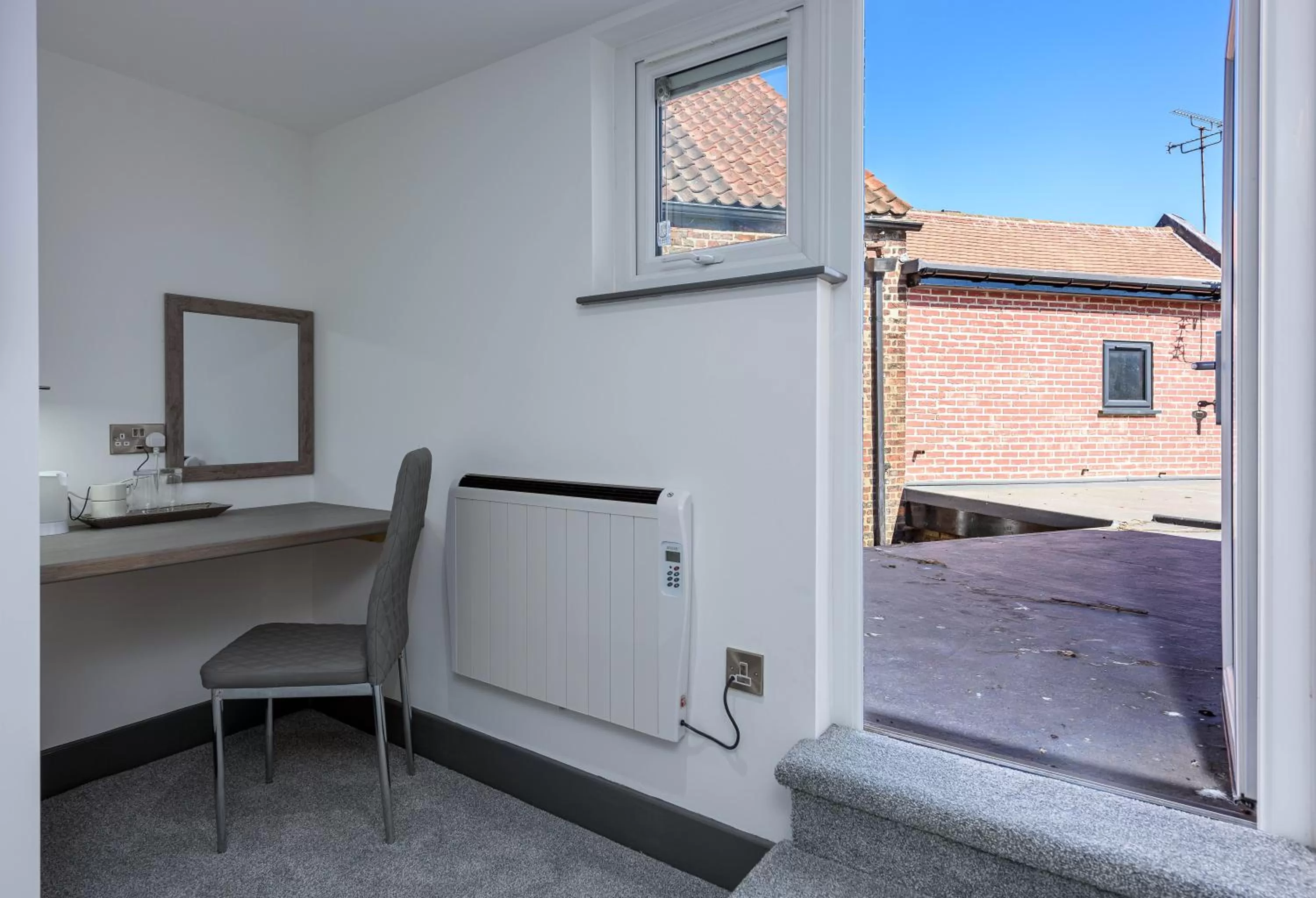 Bedroom in The Stanley Hotel