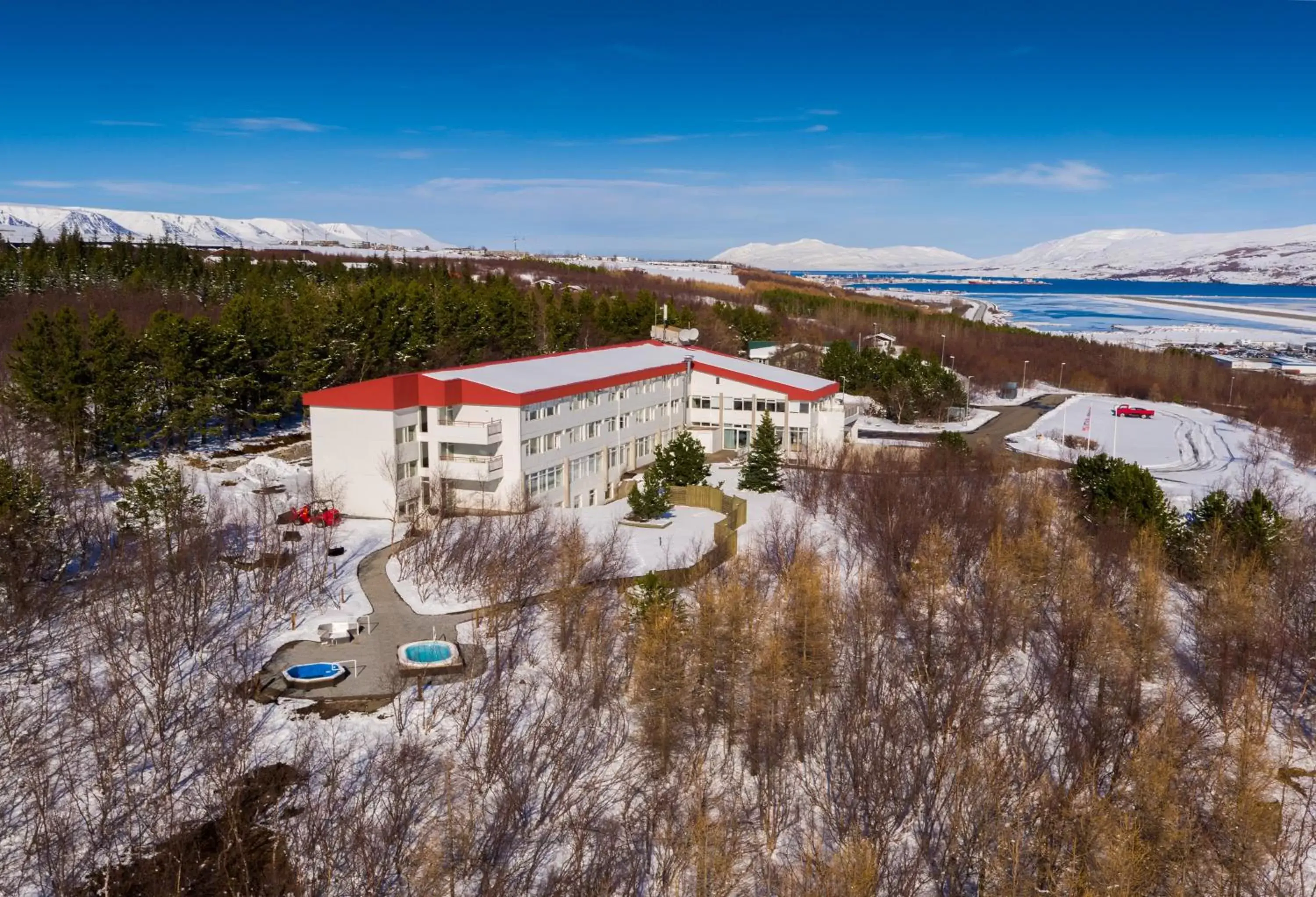 Bird's eye view, Bird's-eye View in Hotel Kjarnalundur