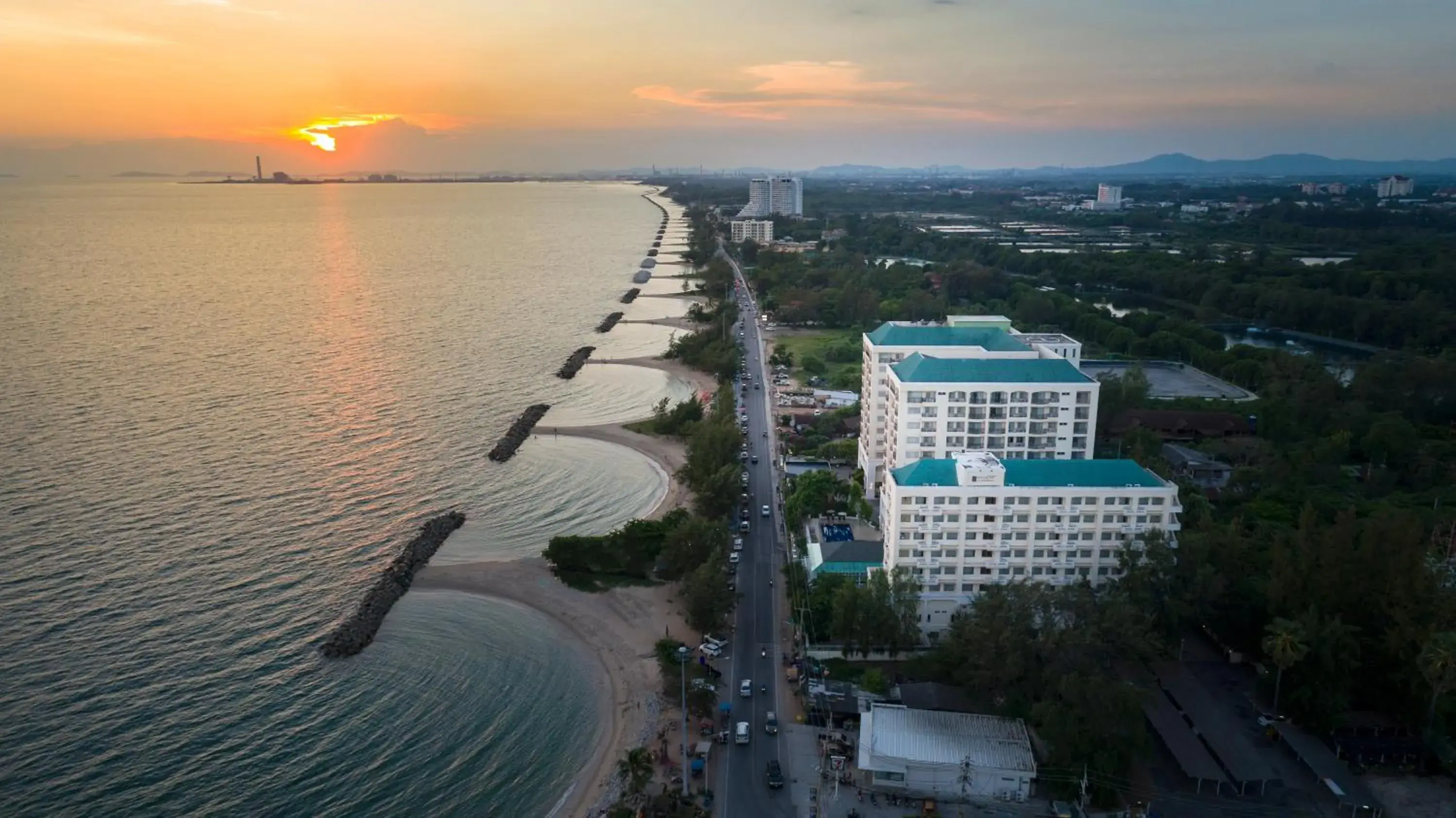 Property building, Bird's-eye View in Kantary Bay Hotel Rayong