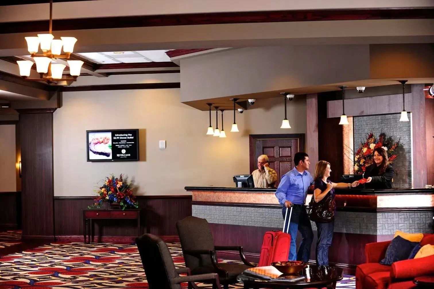 Lobby or reception in Cherokee Casino West Siloam Springs Resort