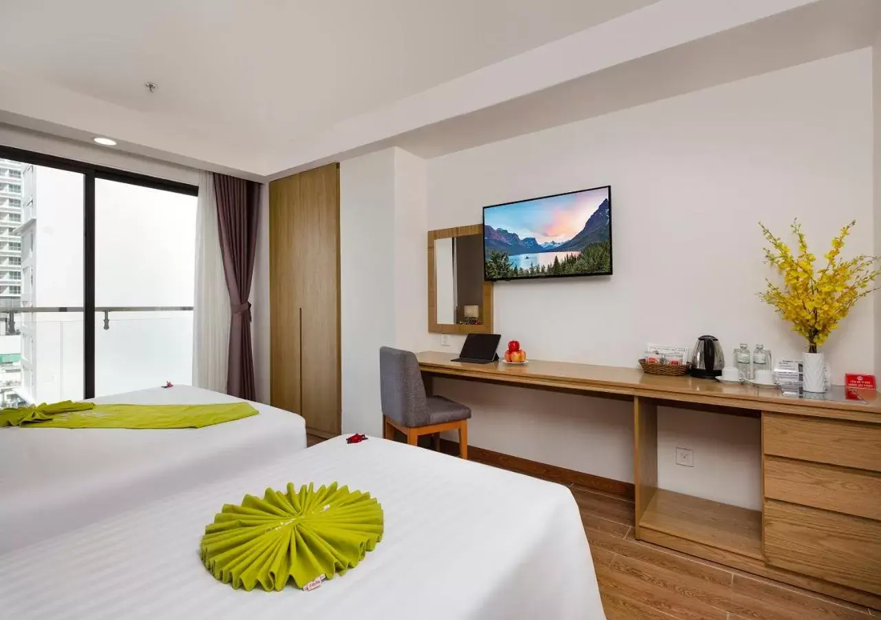 City view, TV/Entertainment Center in Ale Nha Trang Hotel