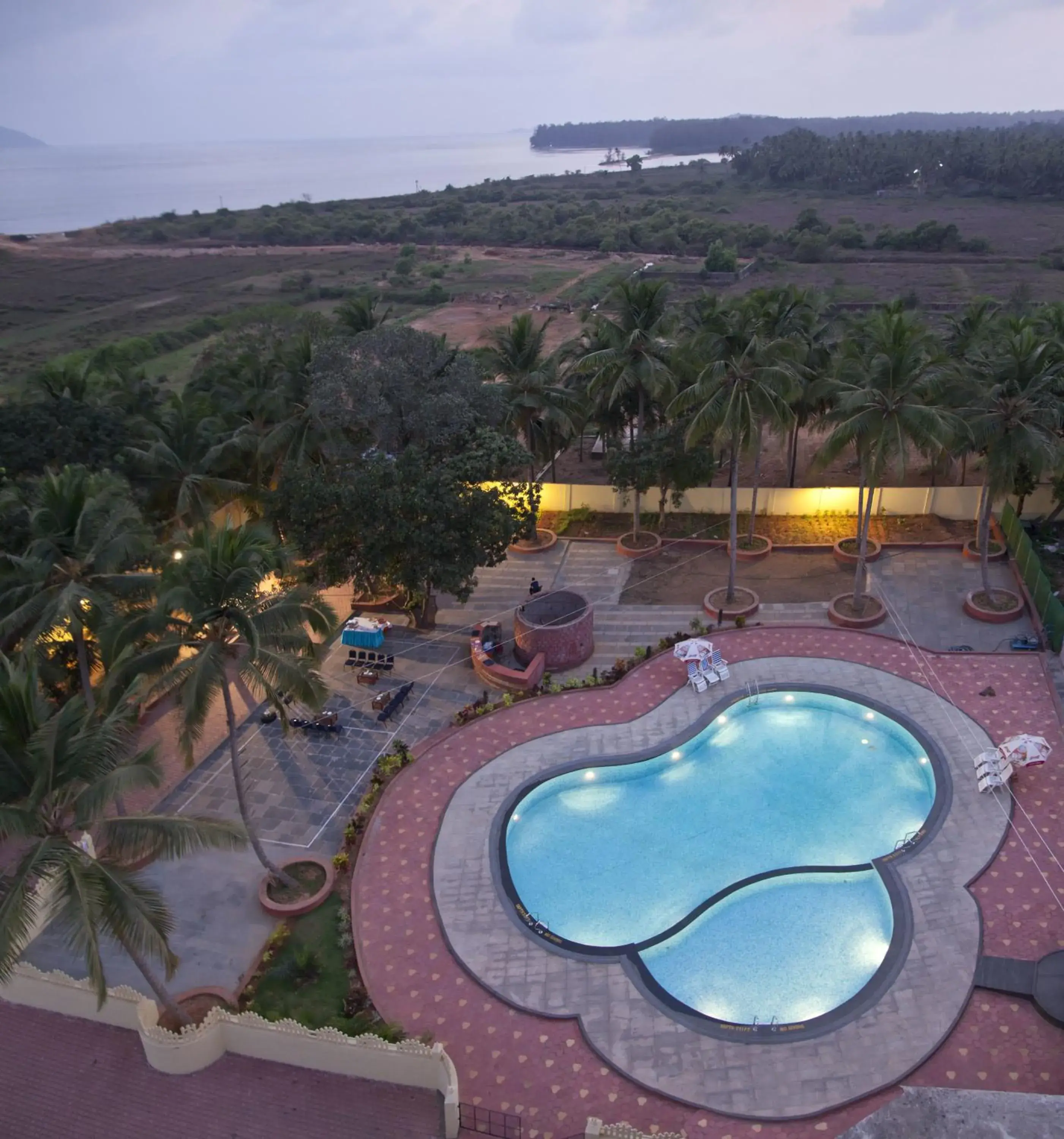 Bird's eye view, Pool View in Sterling Karwar