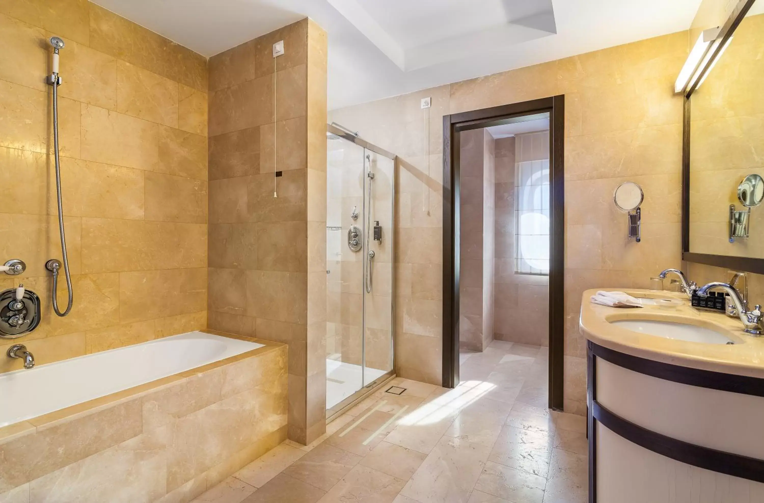 Shower, Bathroom in Epoque Hotel - Relais & Chateaux