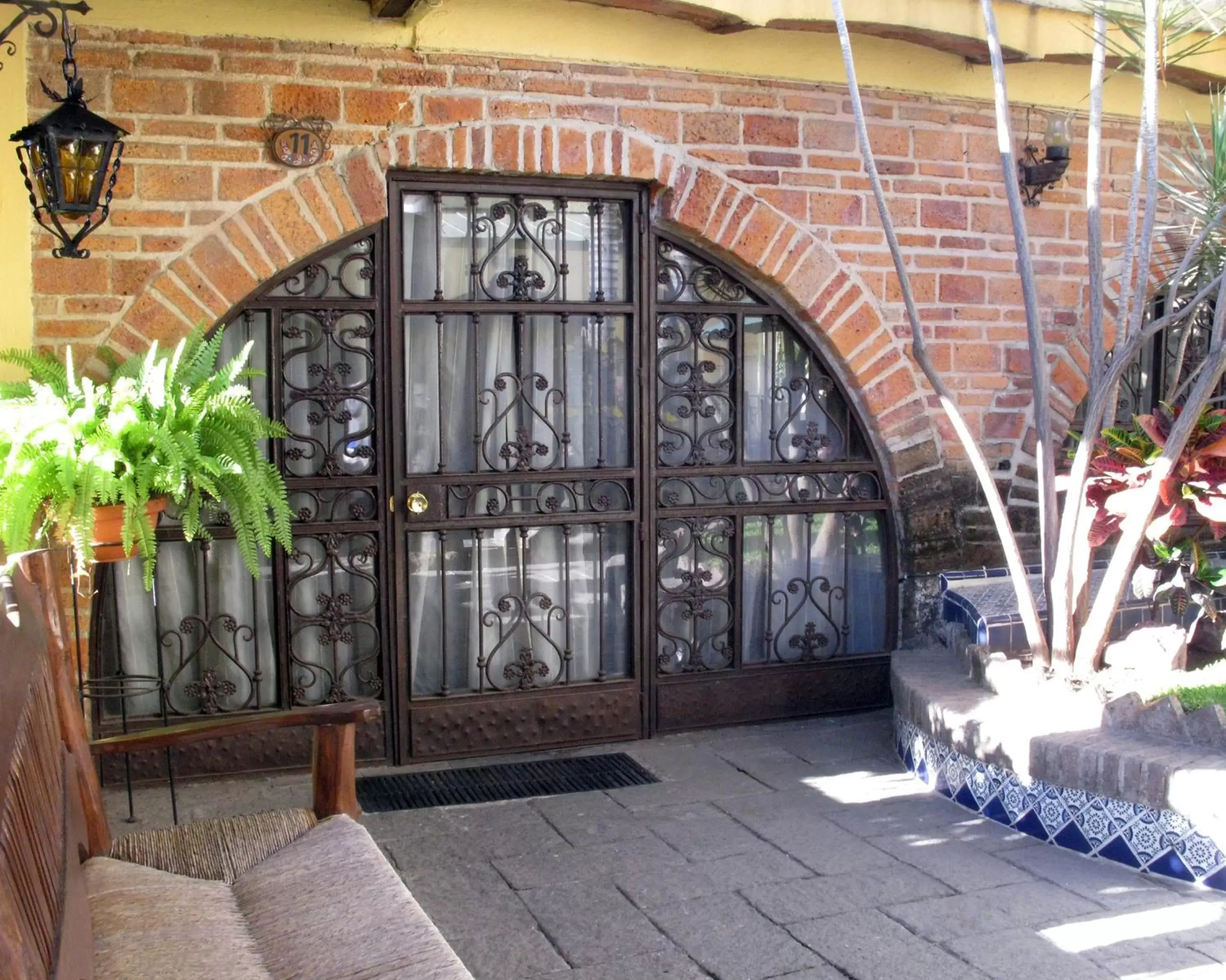 Decorative detail in Quinta Don Jose Boutique Hotel