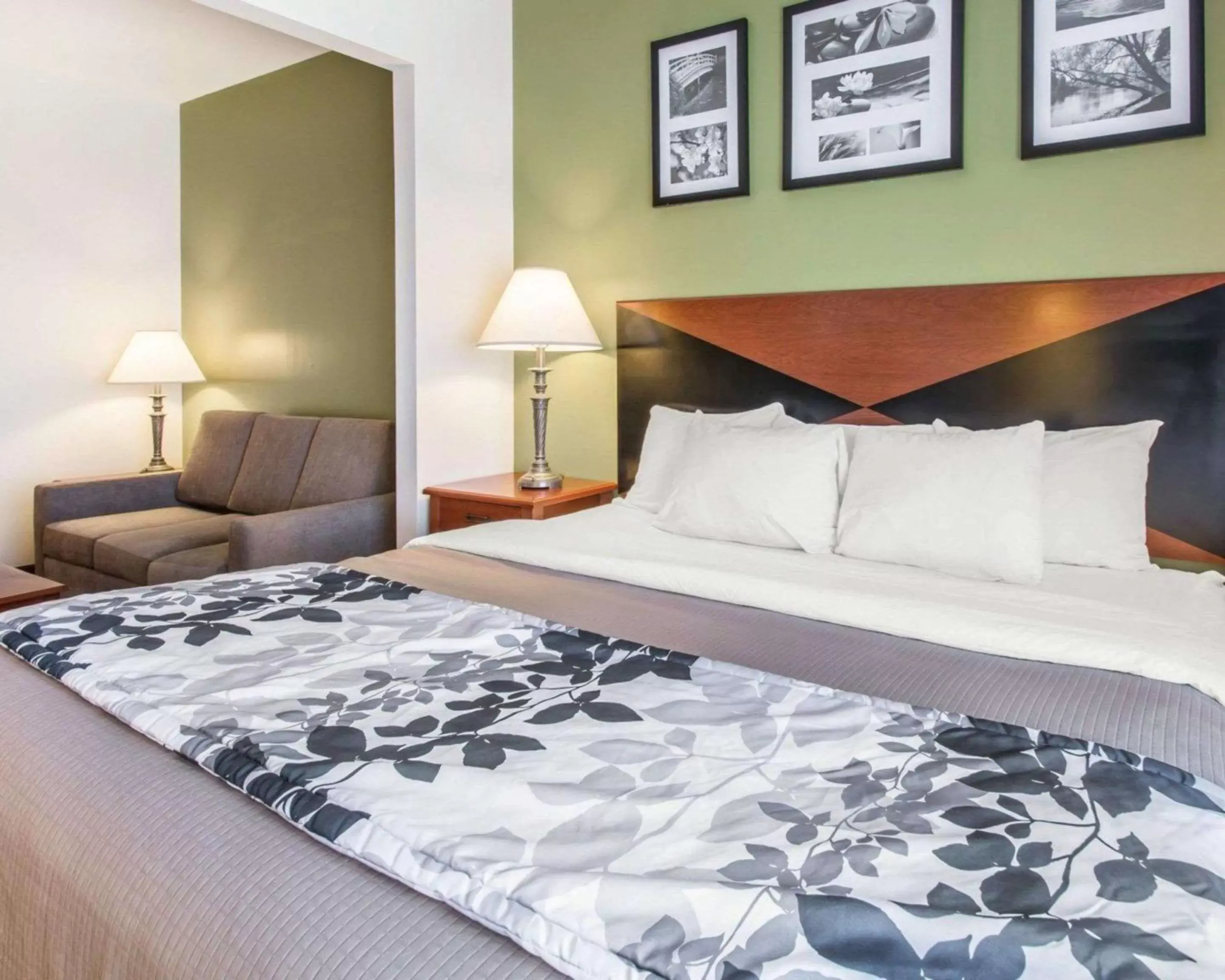Photo of the whole room, Bed in Sleep Inn & Suites Panama City Beach