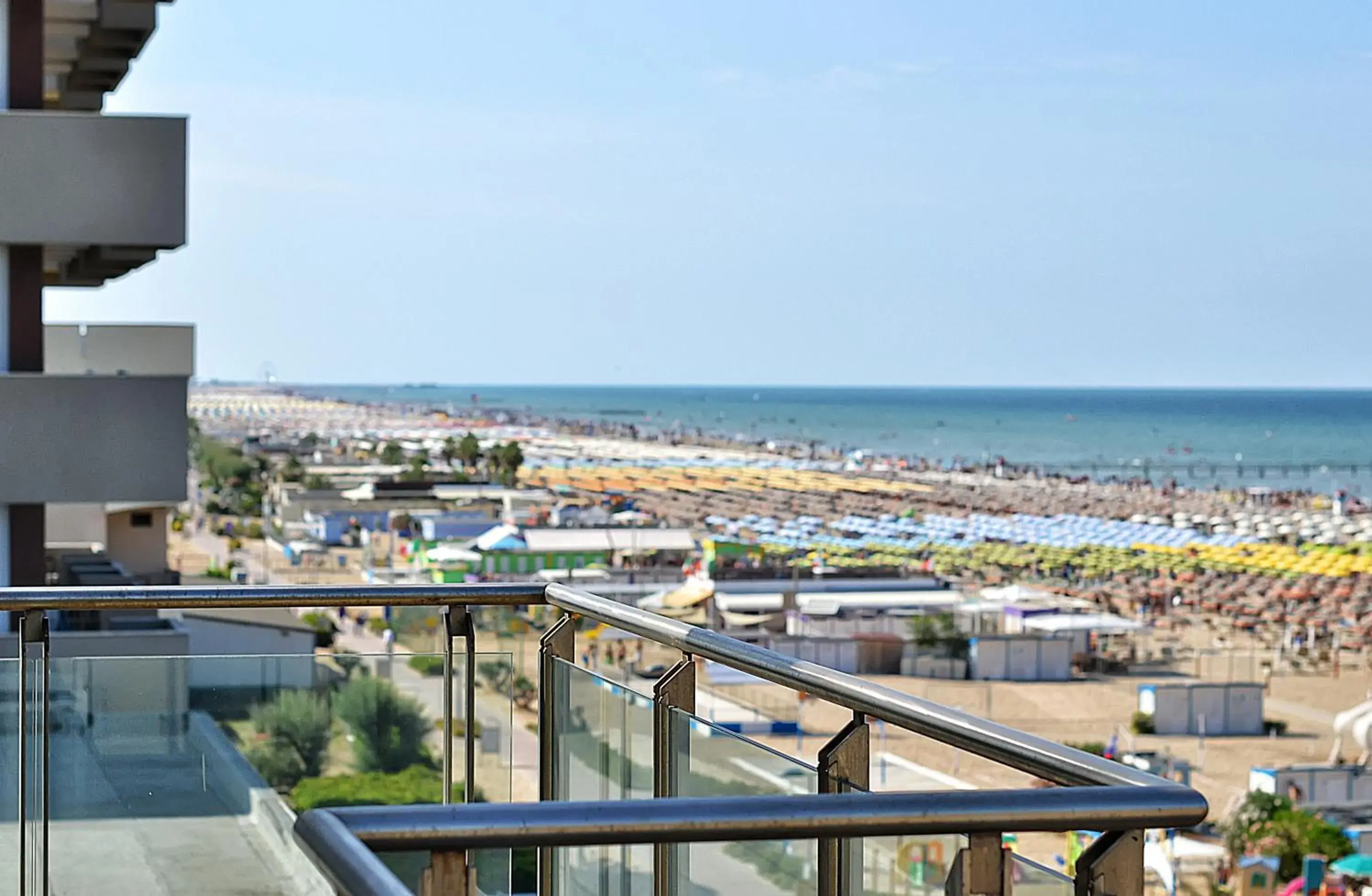 Balcony/Terrace, Sea View in Hotel Ascot & Spa