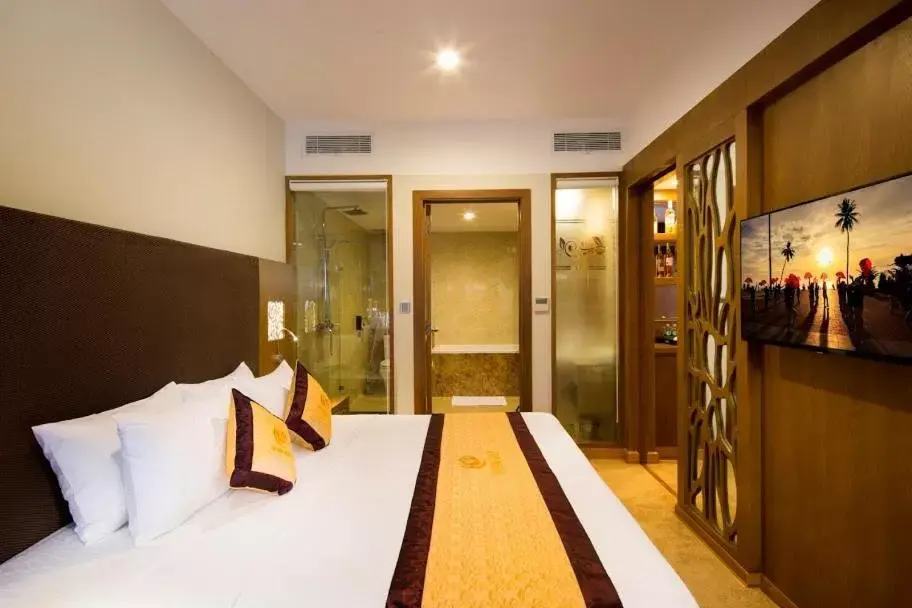 Bed in Galina Hotel & Spa