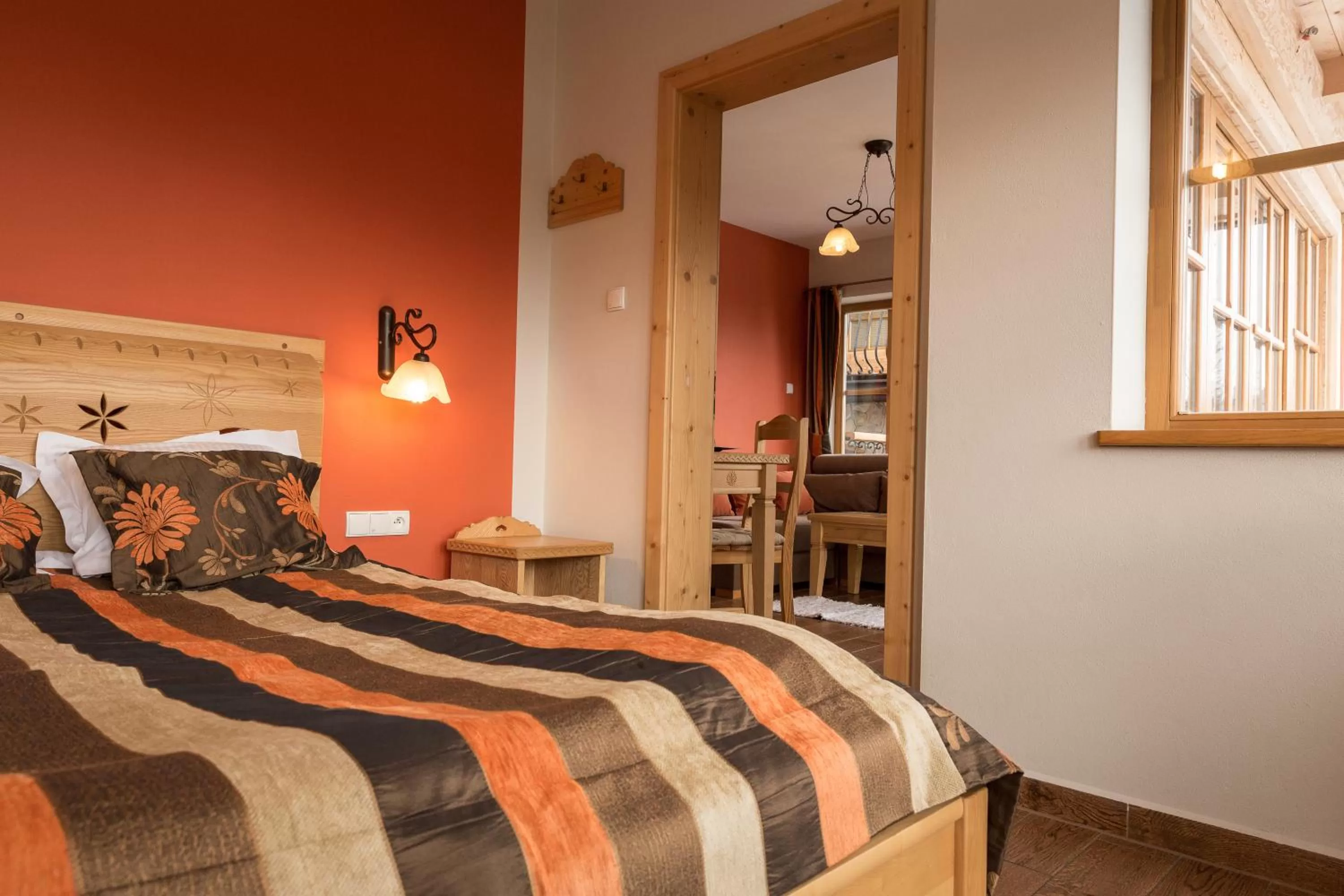 Bedroom, Bed in Butorowy Dwór