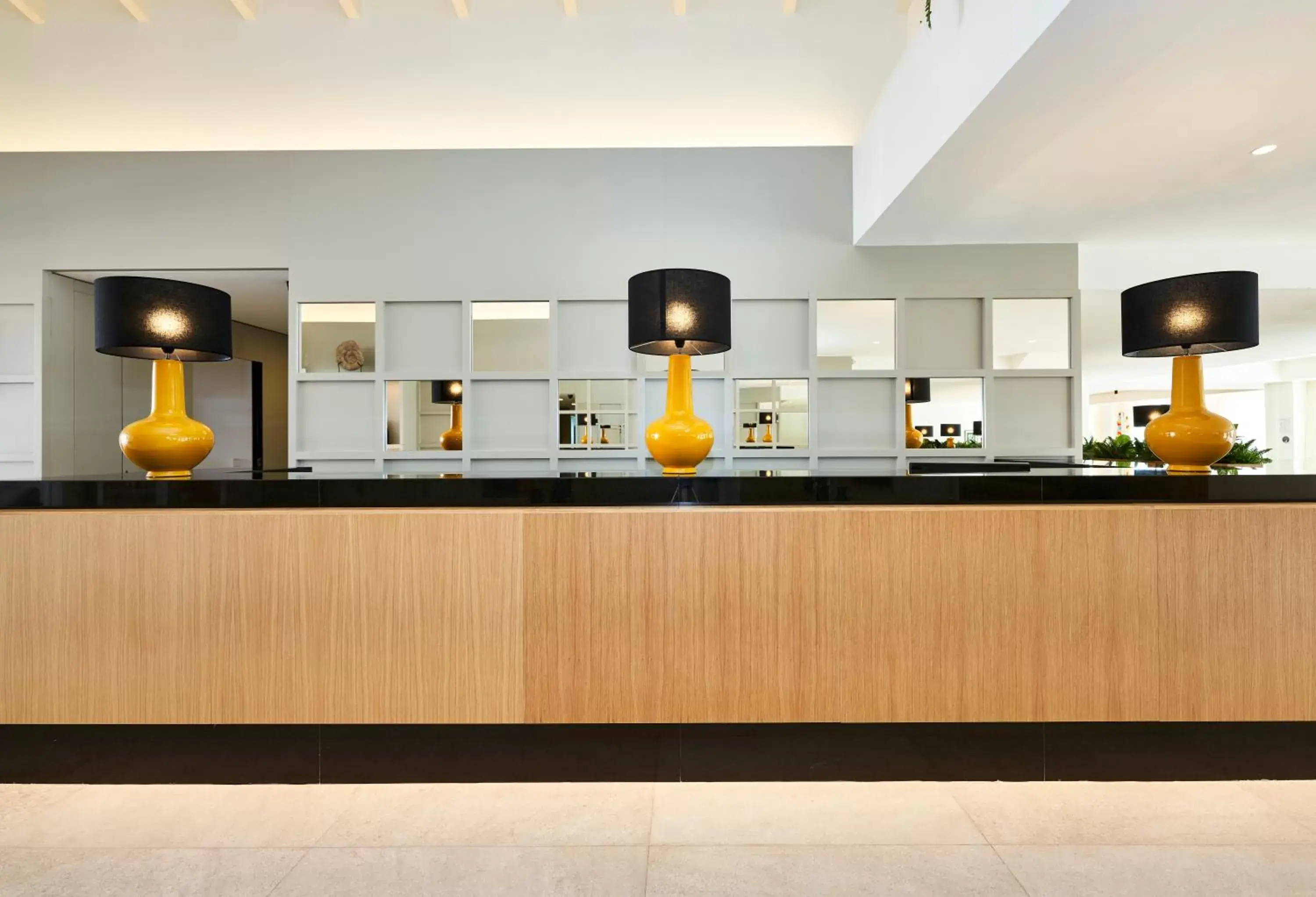 Lobby or reception, Kitchen/Kitchenette in Hoposa Hotel & Apartaments VillaConcha