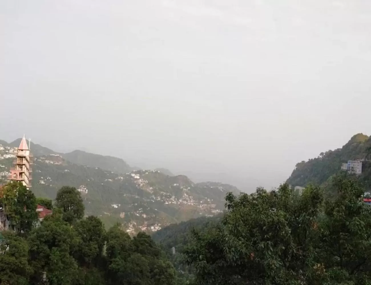 Nearby landmark, Mountain View in Hotel Diamond, Mussoorie