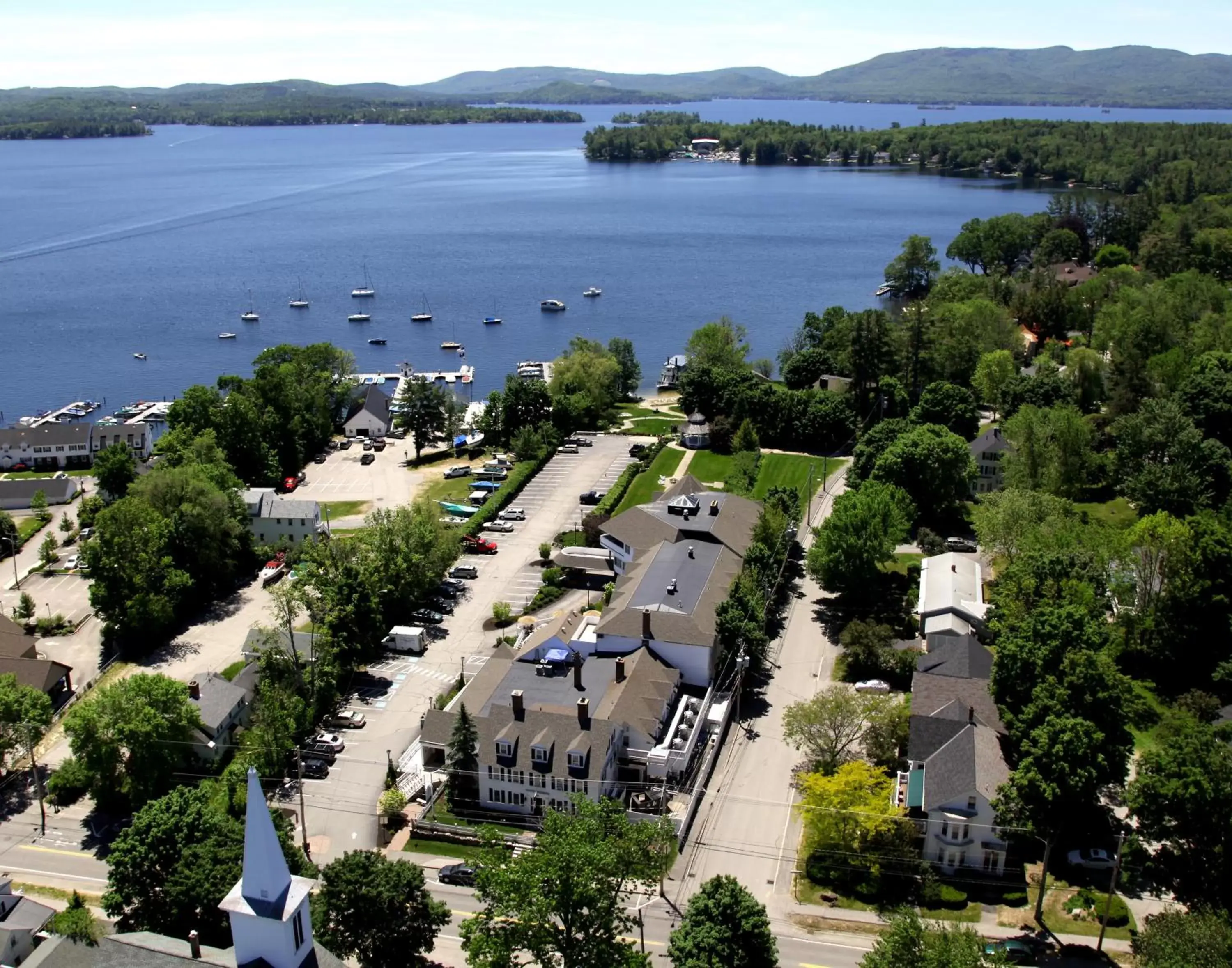 Bird's eye view, Bird's-eye View in Wolfeboro Inn