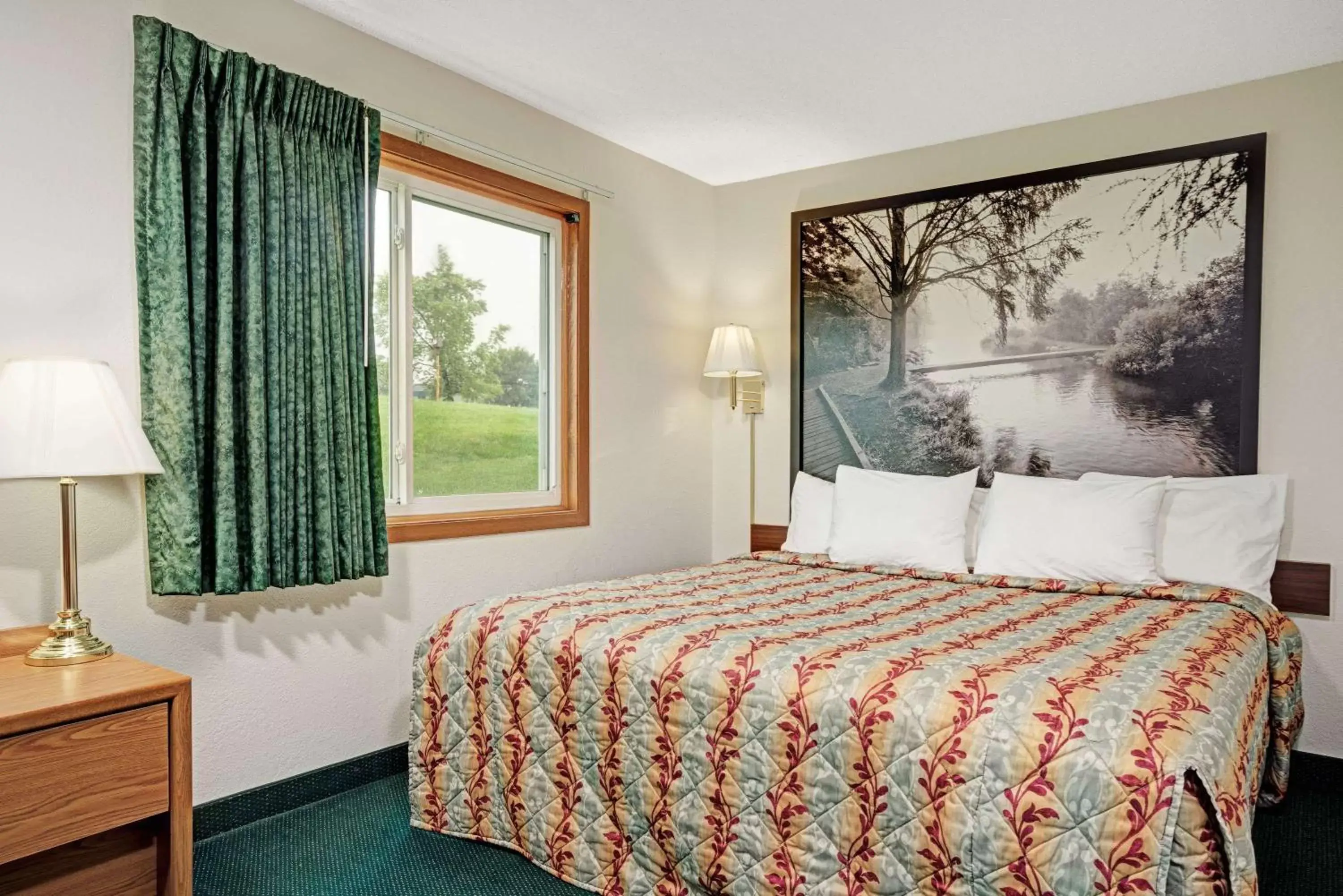 Photo of the whole room, Bed in Super 8 by Wyndham Rogers Minnesota