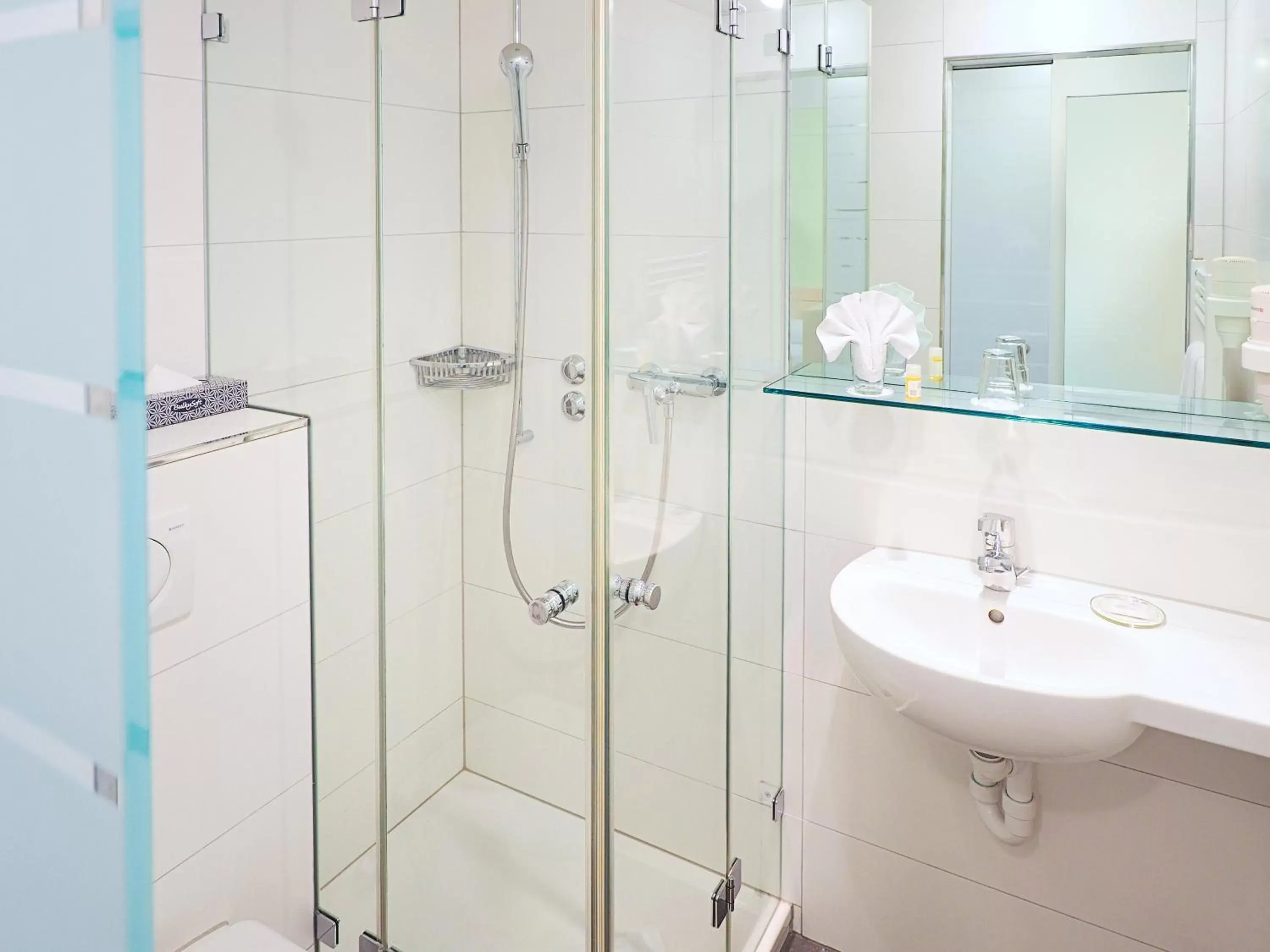 Shower, Bathroom in Sommerau-Ticino Swiss Quality Hotel