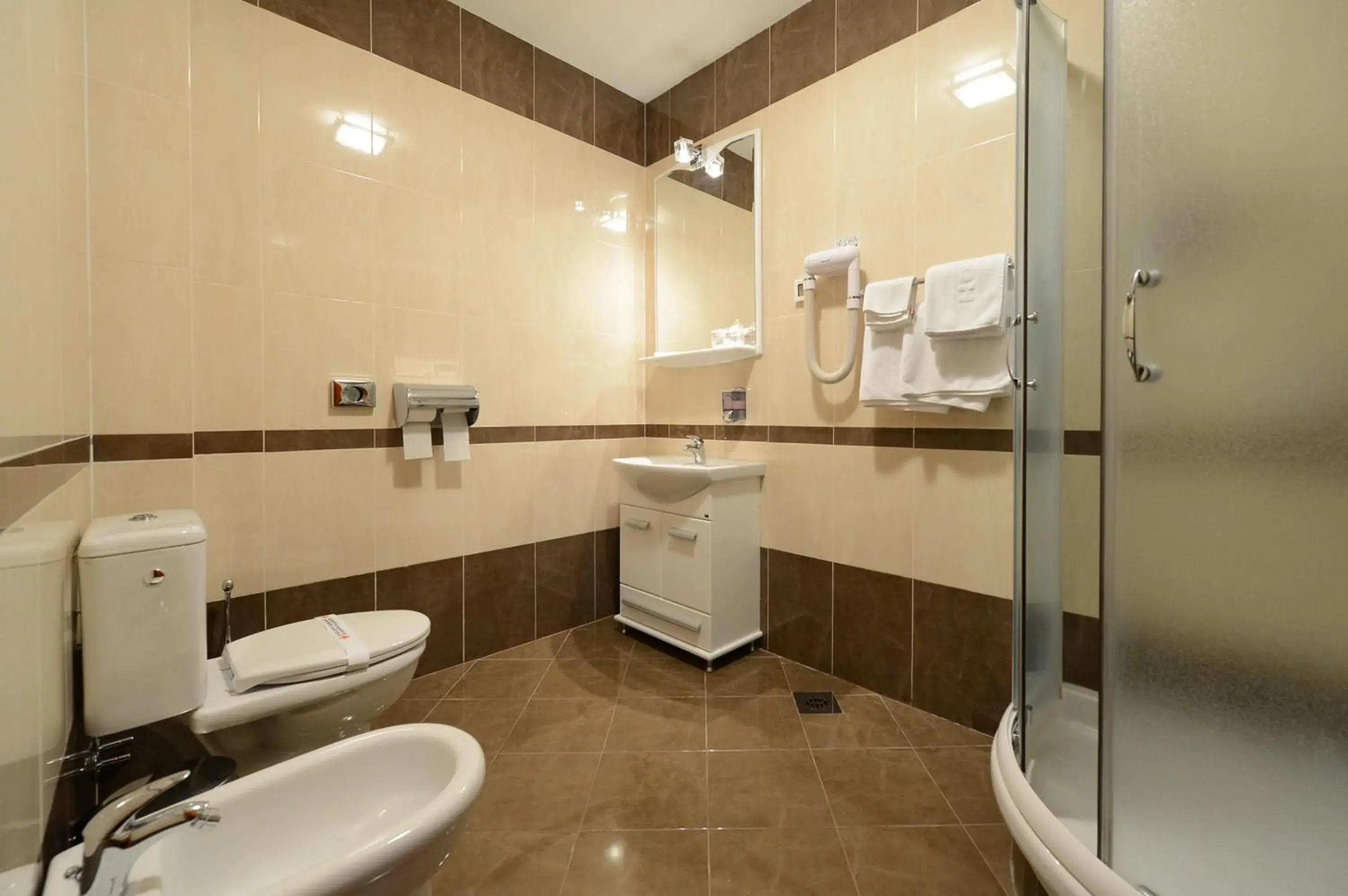 Bathroom in Hotel Orasac