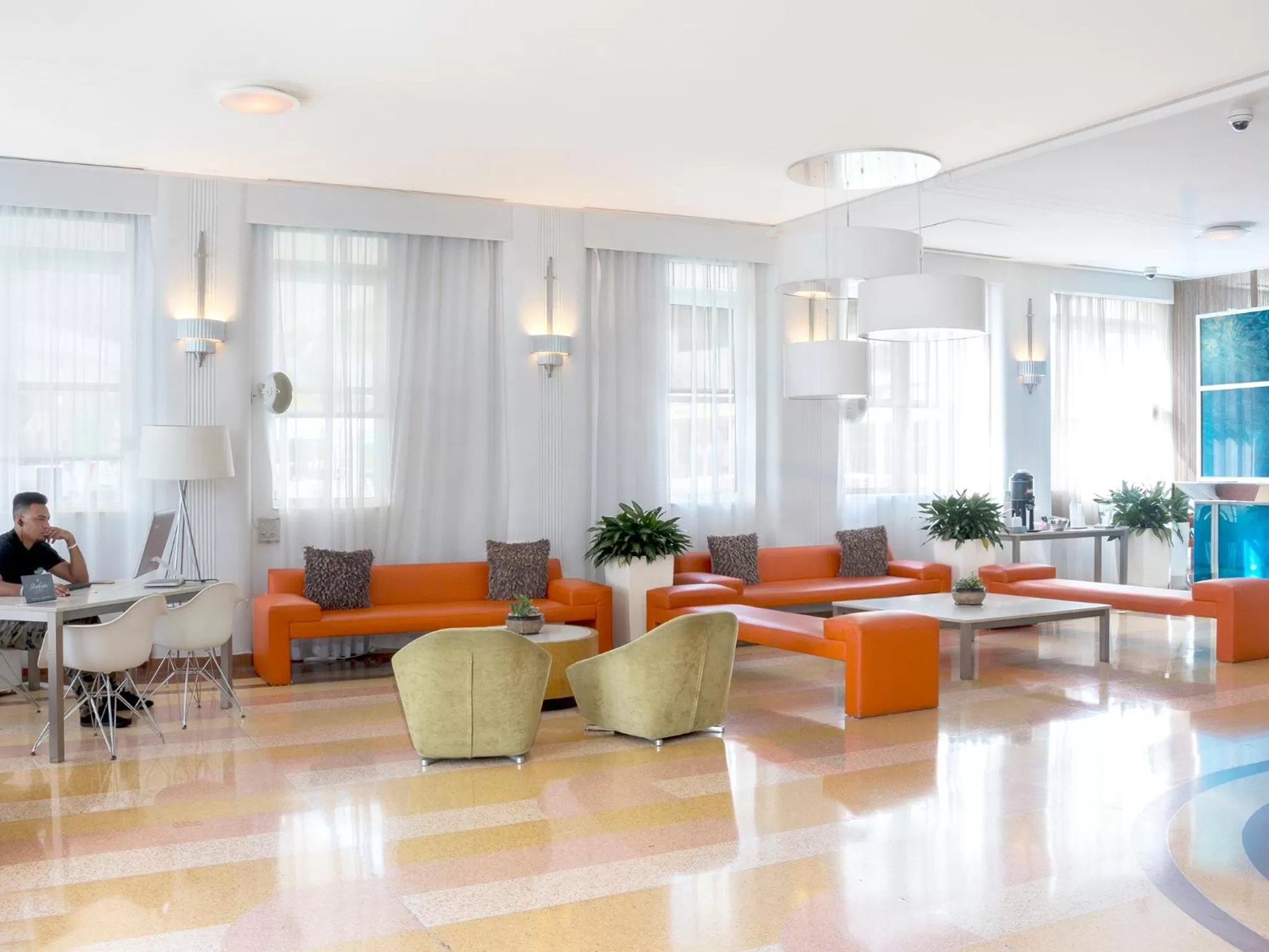 Staff in Clevelander Hotel