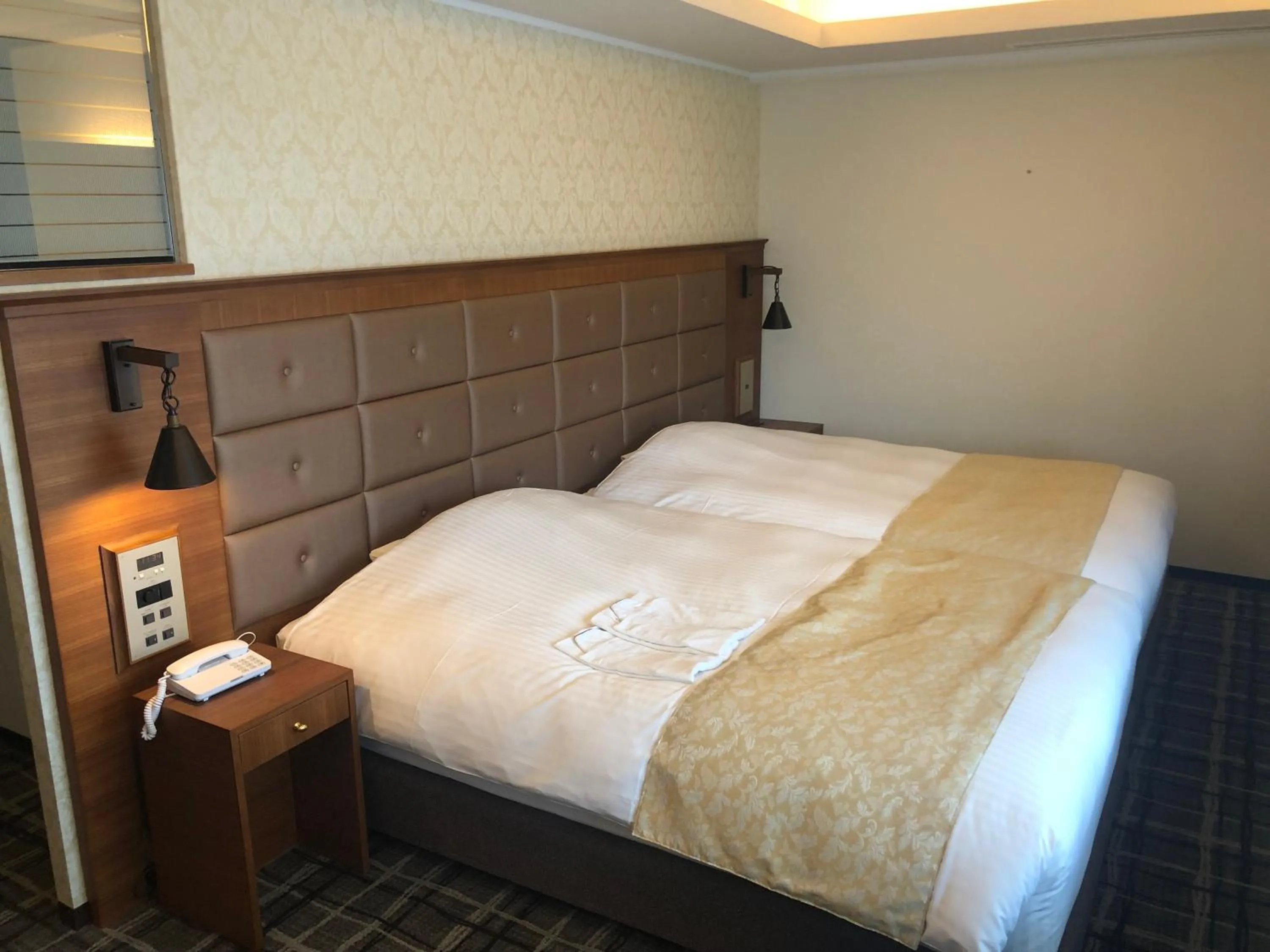 Photo of the whole room, Bed in Kobe Luminous Hotel Sannomiya