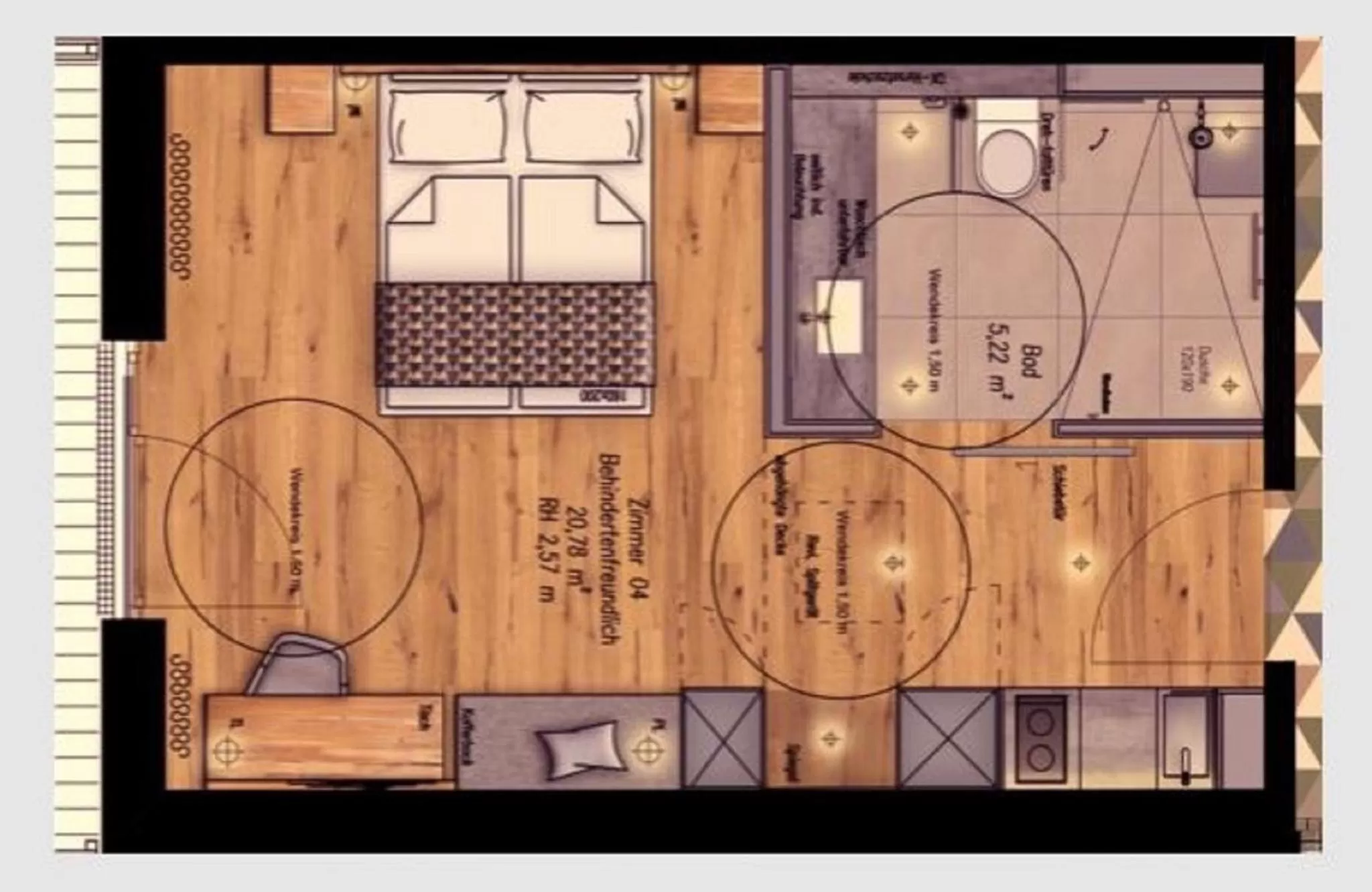 Floor plan in Walhalla Hotel Regensburg Hoeferer 4 Sterne Superior