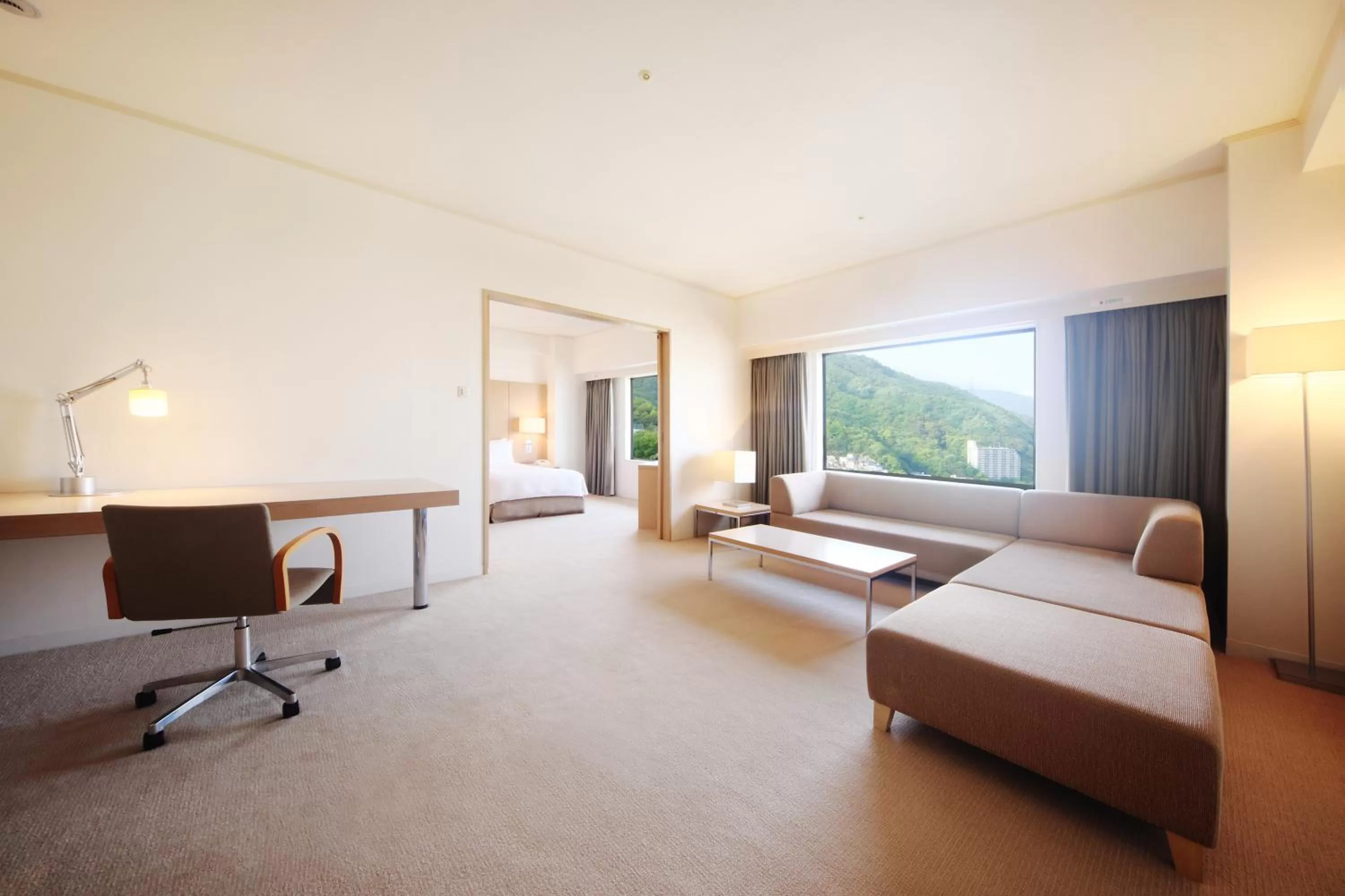 Living room, Bed in ANA Crowne Plaza Kobe by IHG