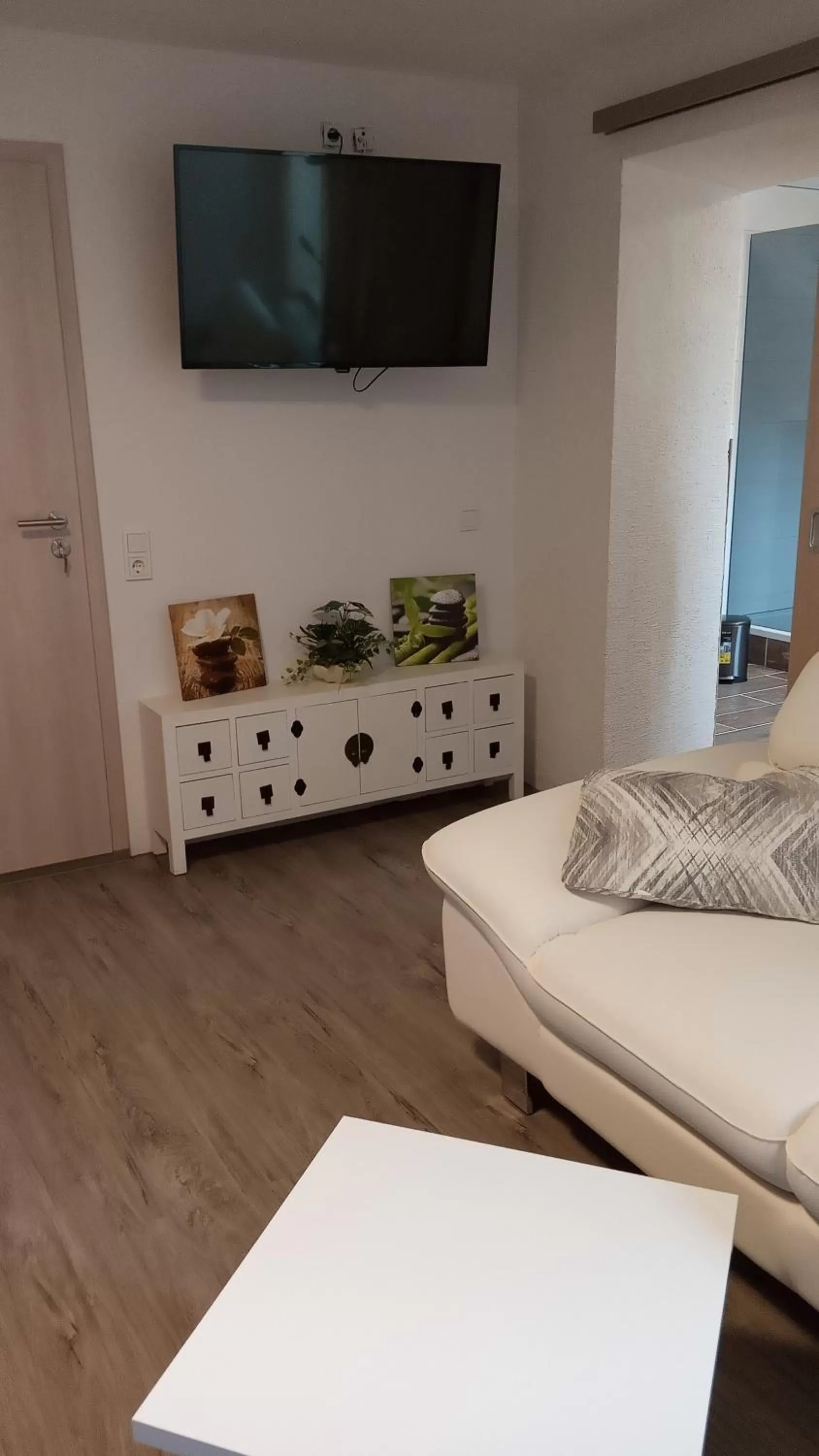 TV and multimedia, Bed in Gästehaus - Café Frank