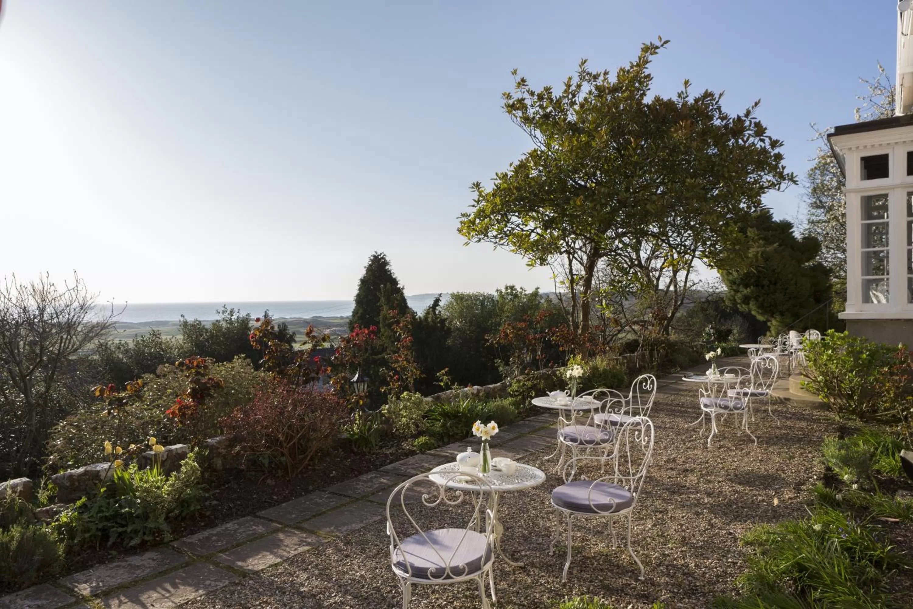 Patio in Penally Abbey Country House Hotel and Restaurant