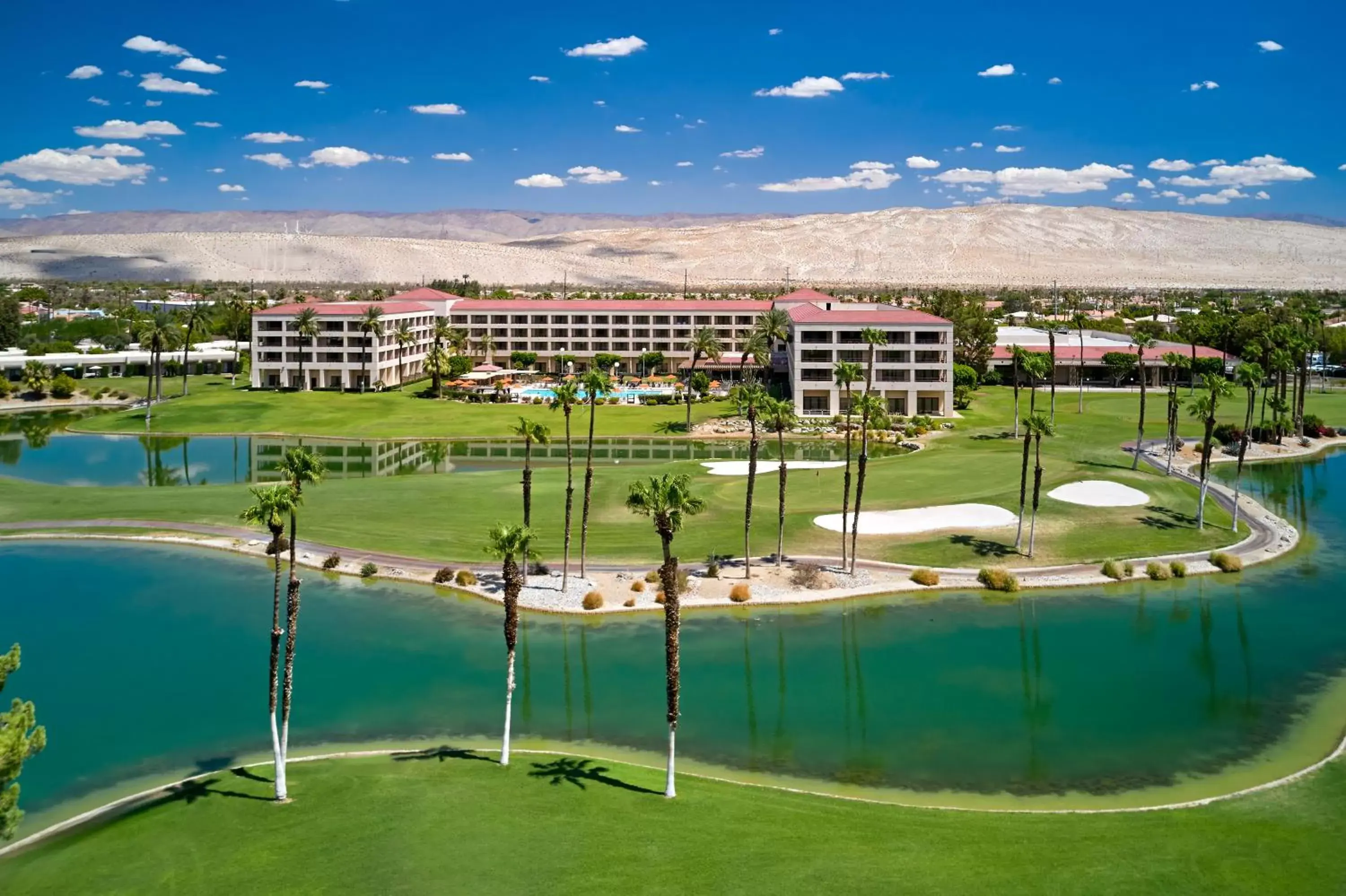 Property building, Bird's-eye View in DoubleTree by Hilton Golf Resort Palm Springs