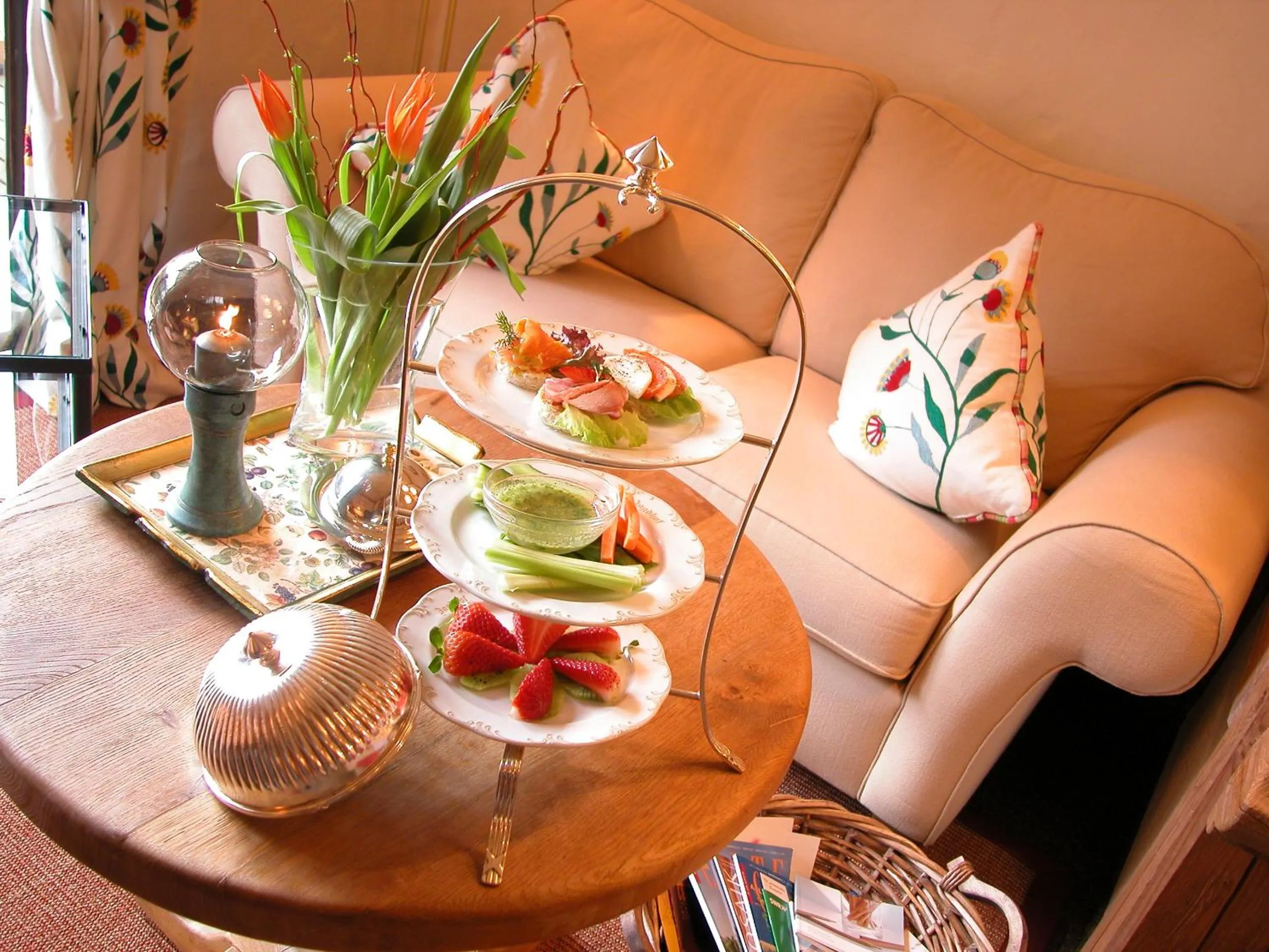 Decorative detail in Relais & Châteaux Jagdhof Glashütte