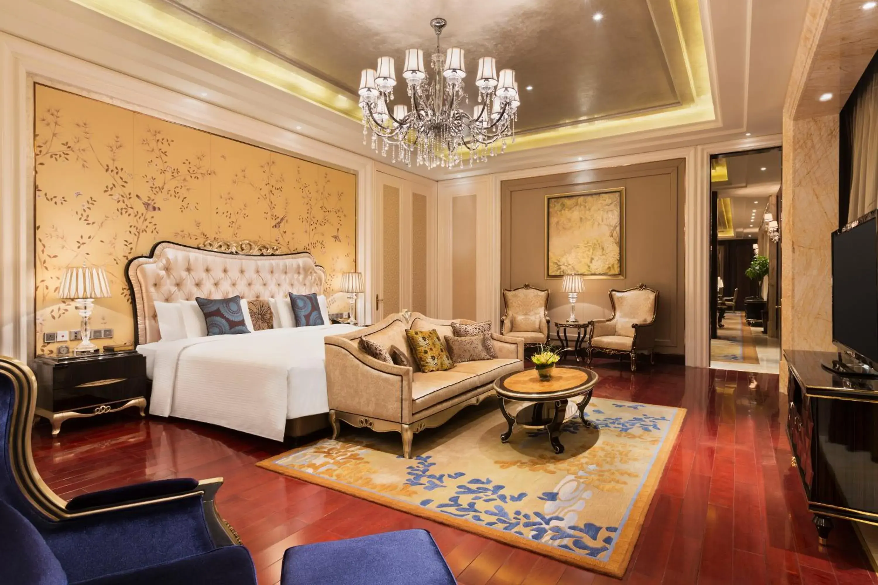 Bedroom in Wanda Realm Harbin Hotel