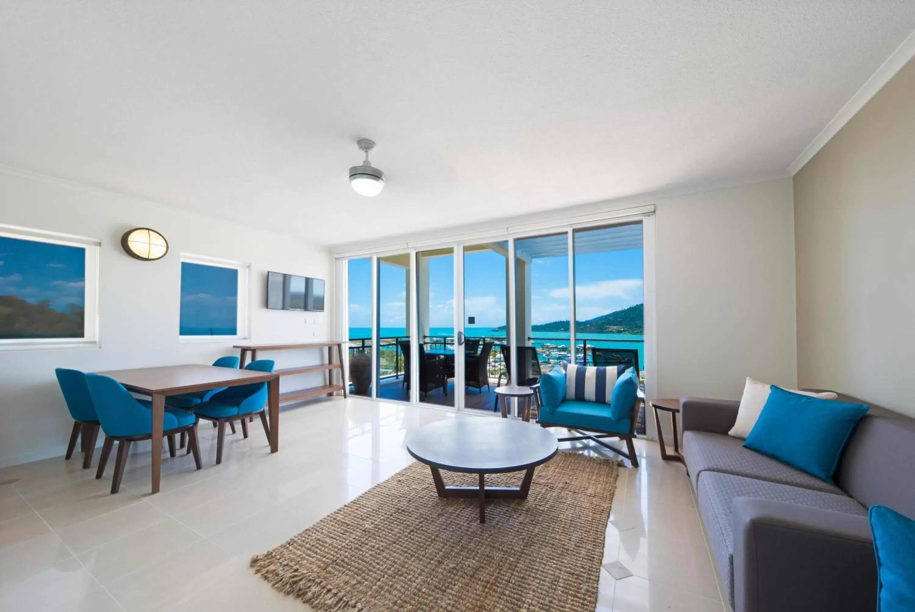 Living room in The Sebel Whitsundays