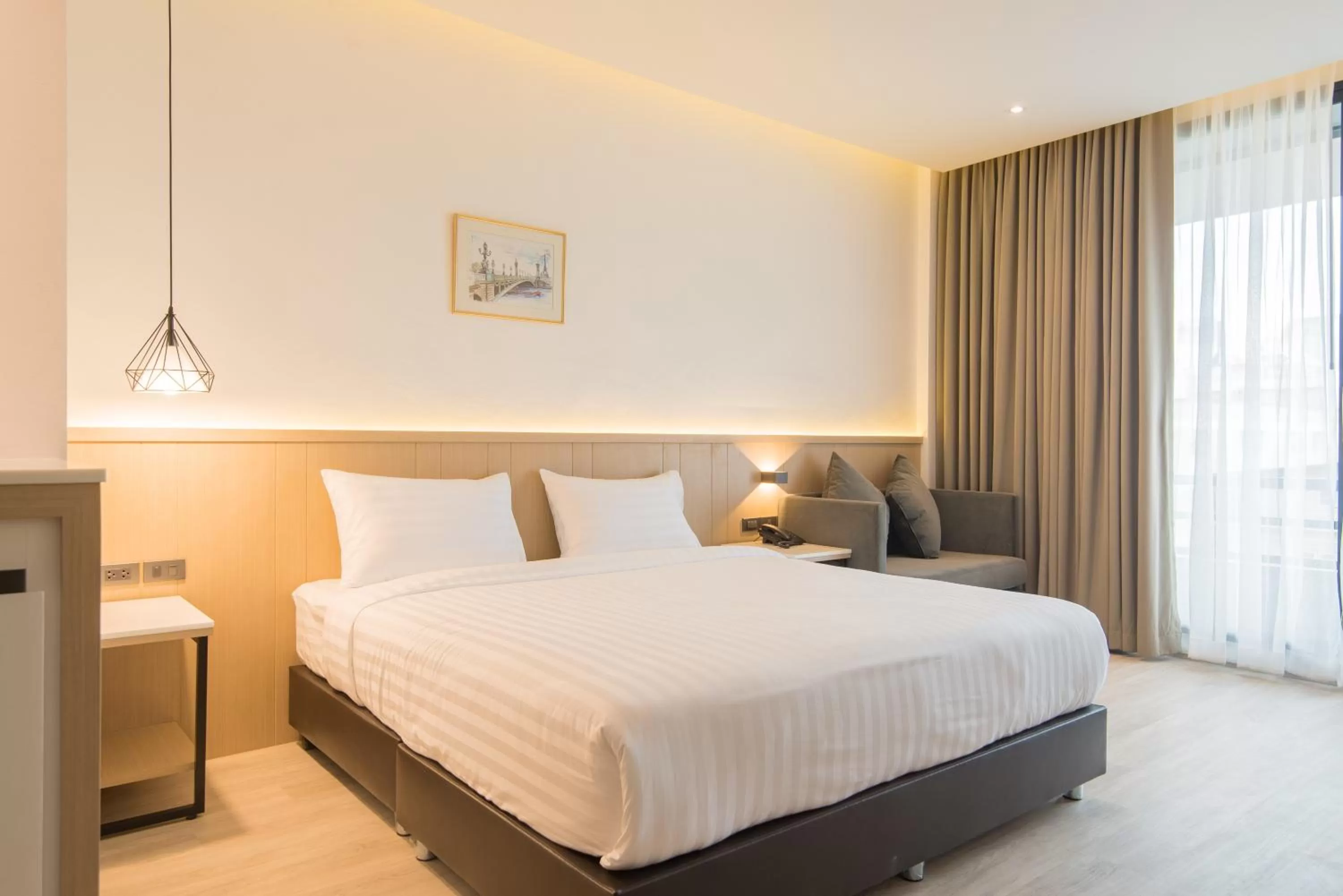 Bed in Madison Bangkok Hotel