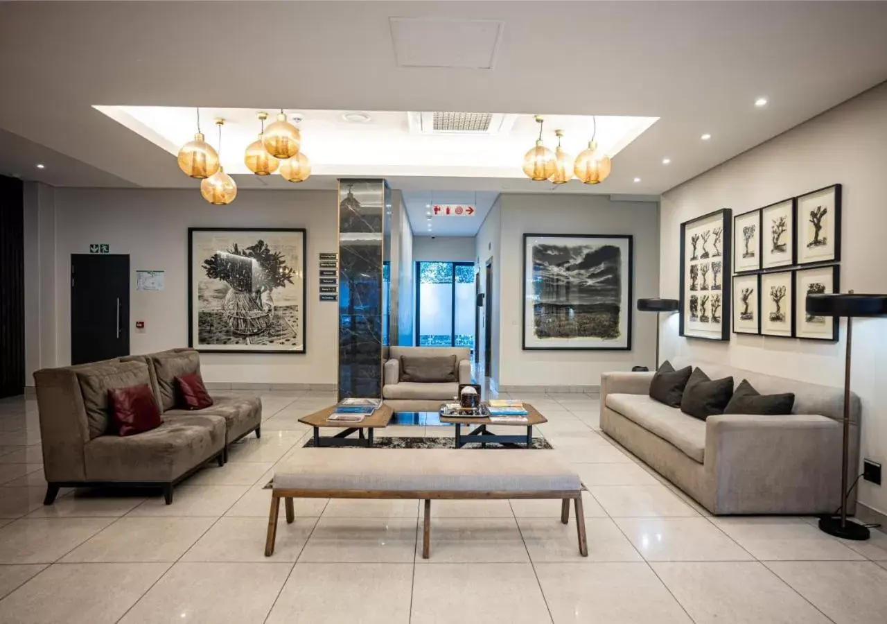 Lobby or reception, Seating Area in The Catalyst Apartment Hotel by NEWMARK