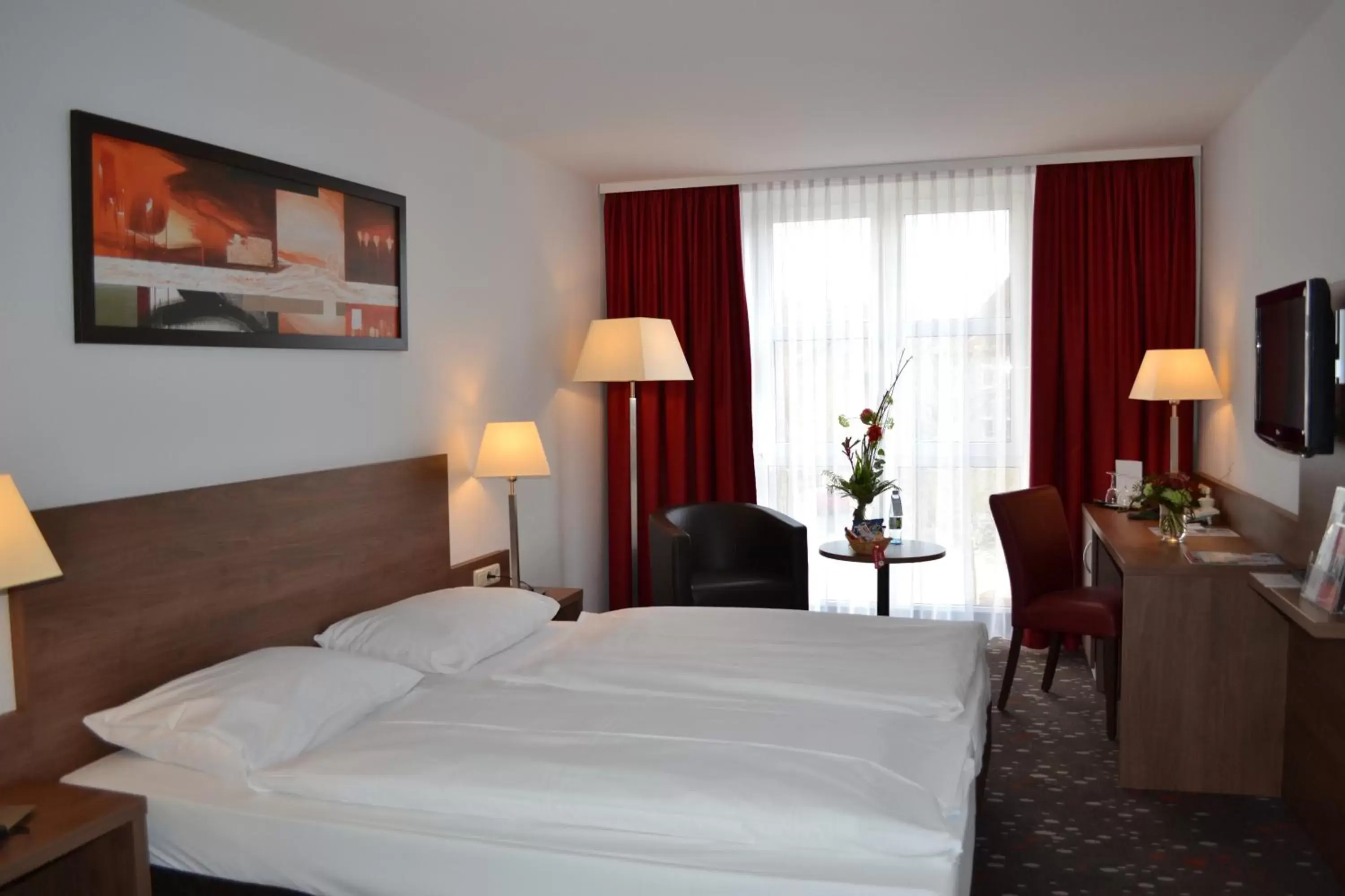 Bed in Quality Hotel Erlangen