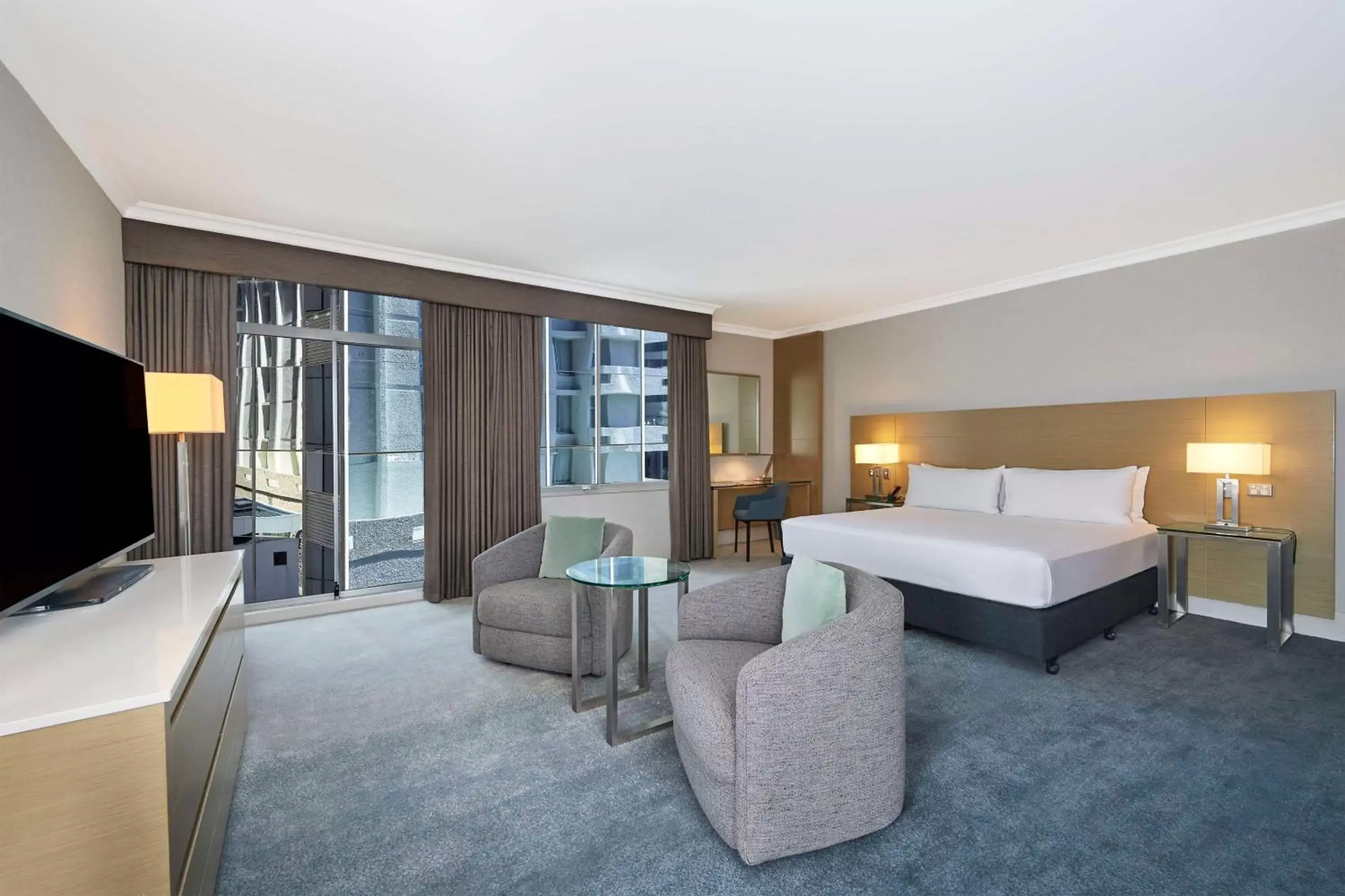 Bedroom, TV/Entertainment Center in Parmelia Hilton Perth