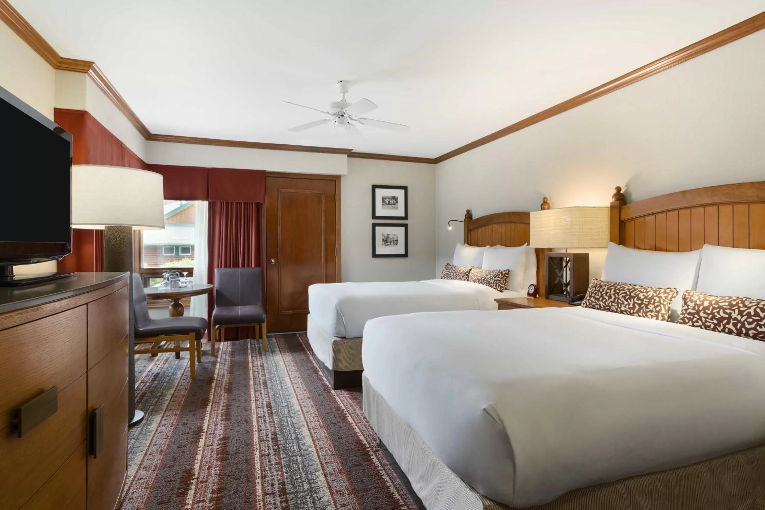 Photo of the whole room, Bed in Fairmont Jasper Park Lodge