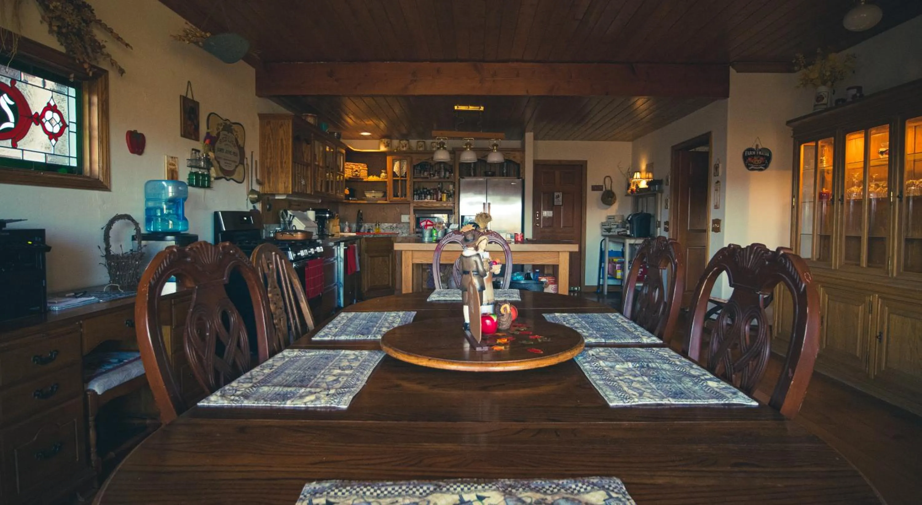 Dining area in Tucker Peak Lodge