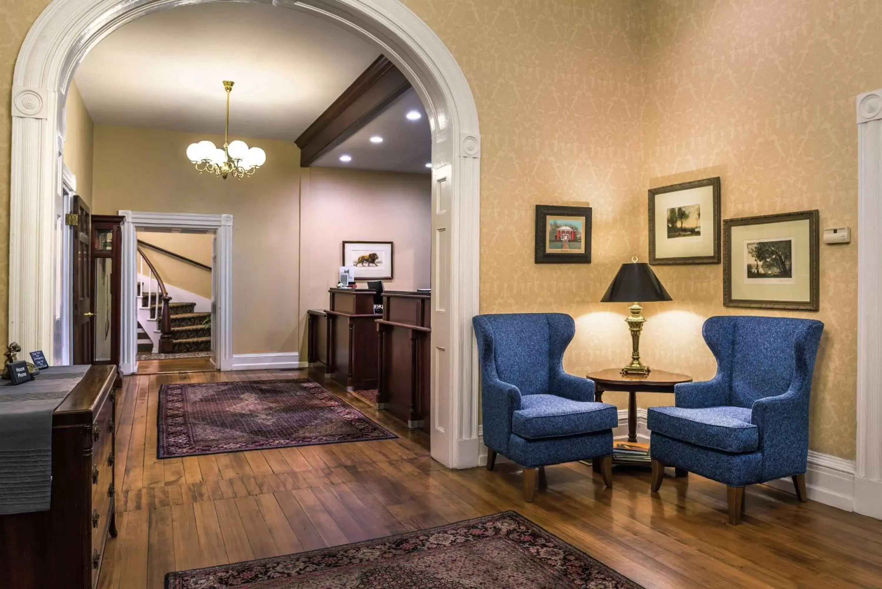 Lobby or reception, Seating Area in Hampton Inn Lexington Historic Area