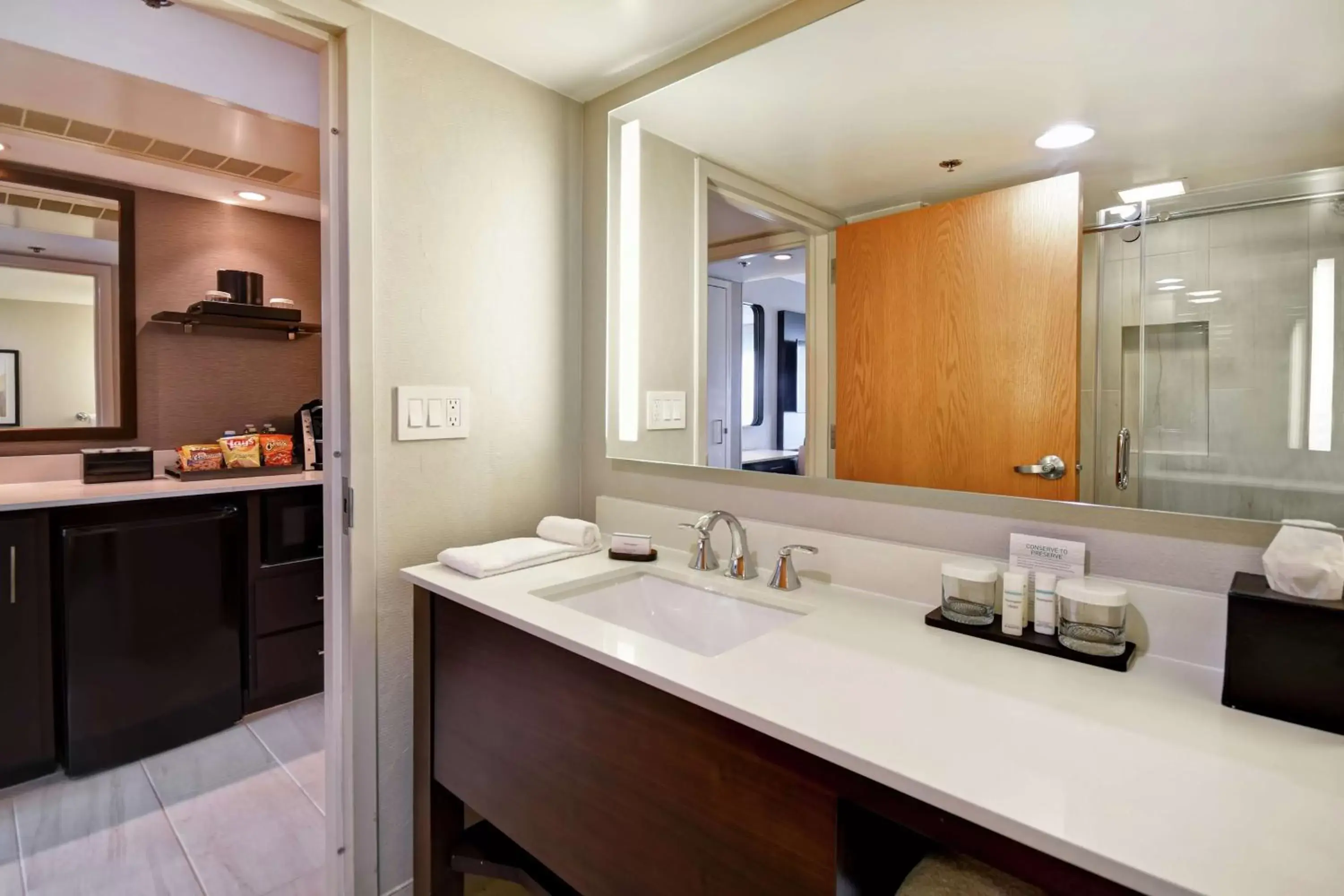 Bathroom in Embassy Suites by Hilton Raleigh Durham Research Triangle