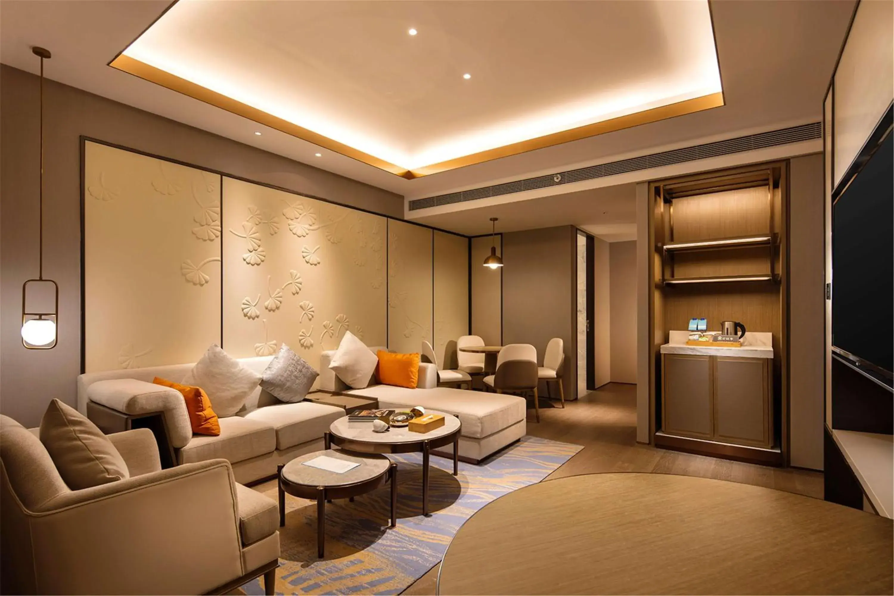 Living room in Hilton Garden Inn Xuzhou Yunlong Living room in Hilton Garden Inn Xuzhou Yunlong