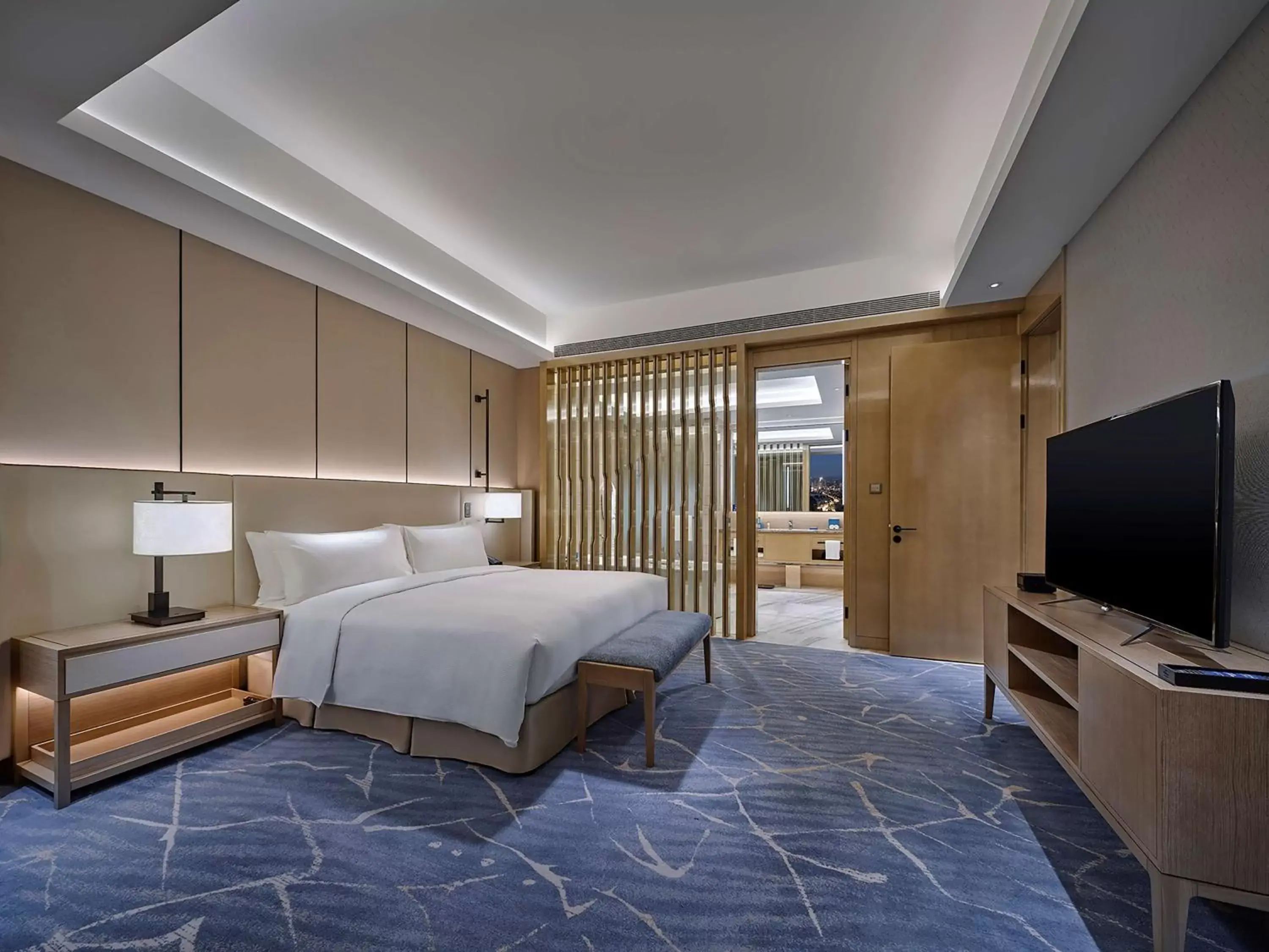 Bed in Hilton Beijing Tongzhou