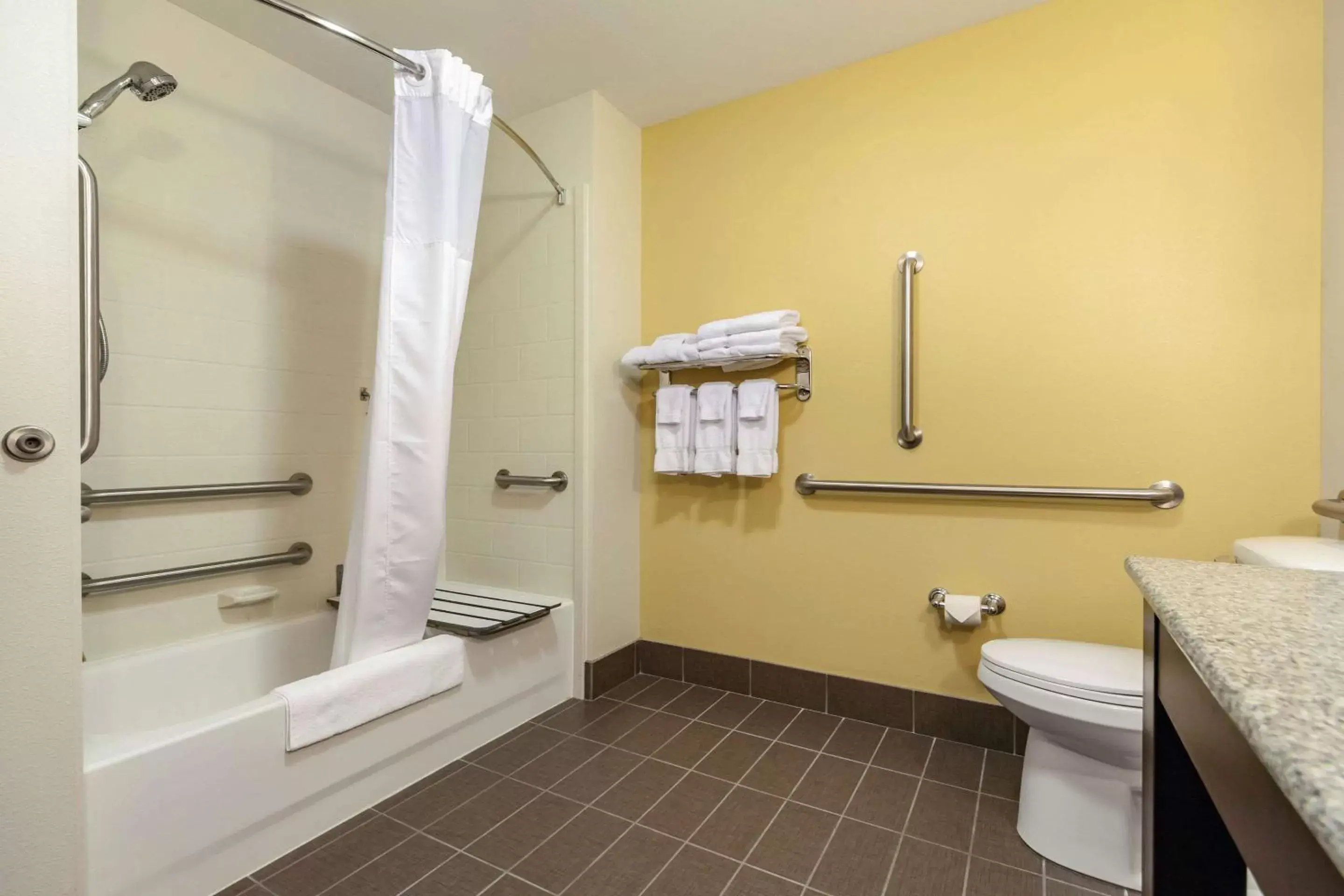 Bathroom in Sleep Inn & Suites Grand Forks Alerus Center