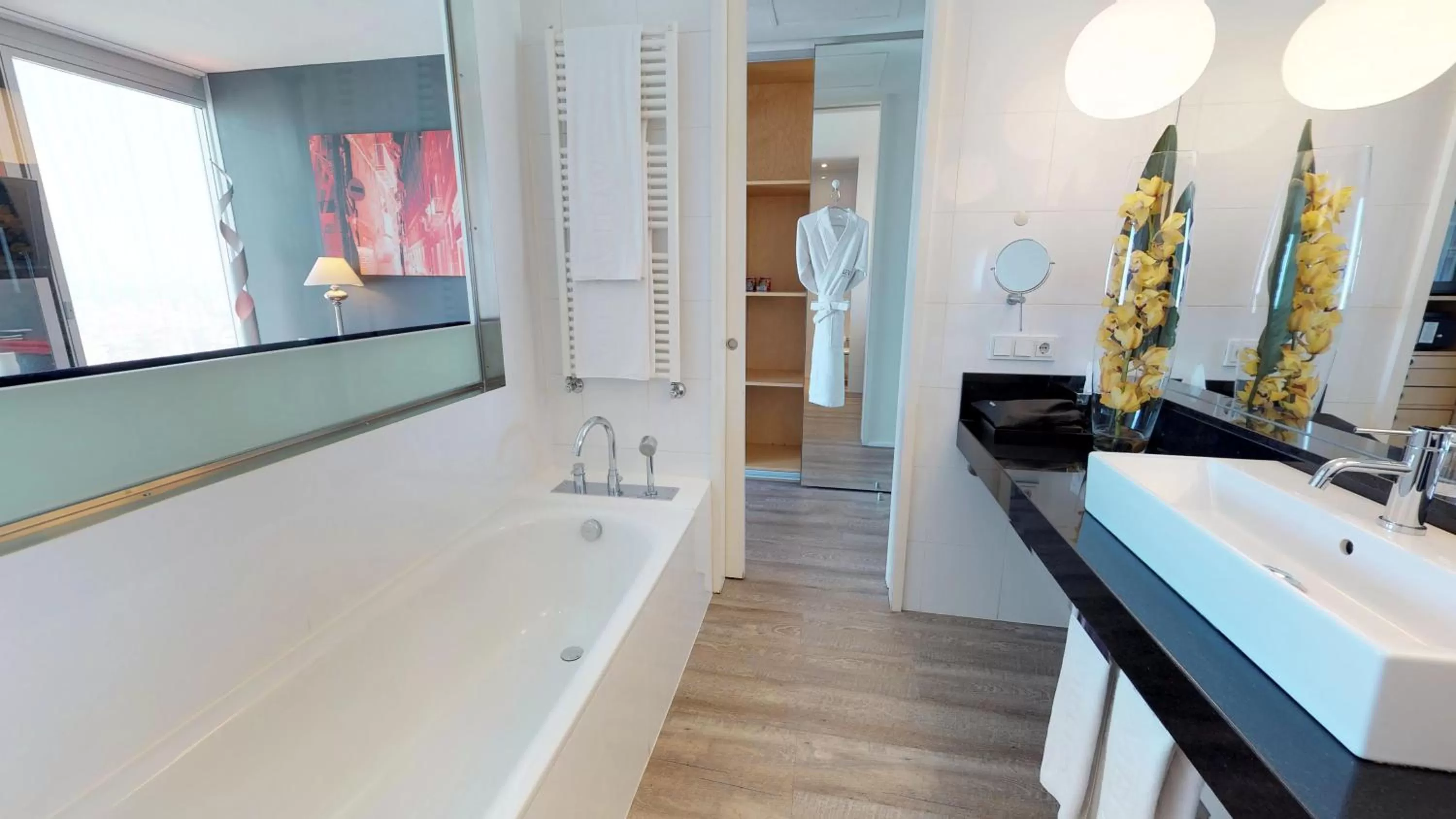 Bathroom in Melia Barcelona Sky 4* Sup