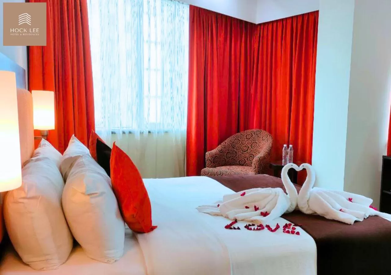 Bed in Hock Lee Hotel & Residences