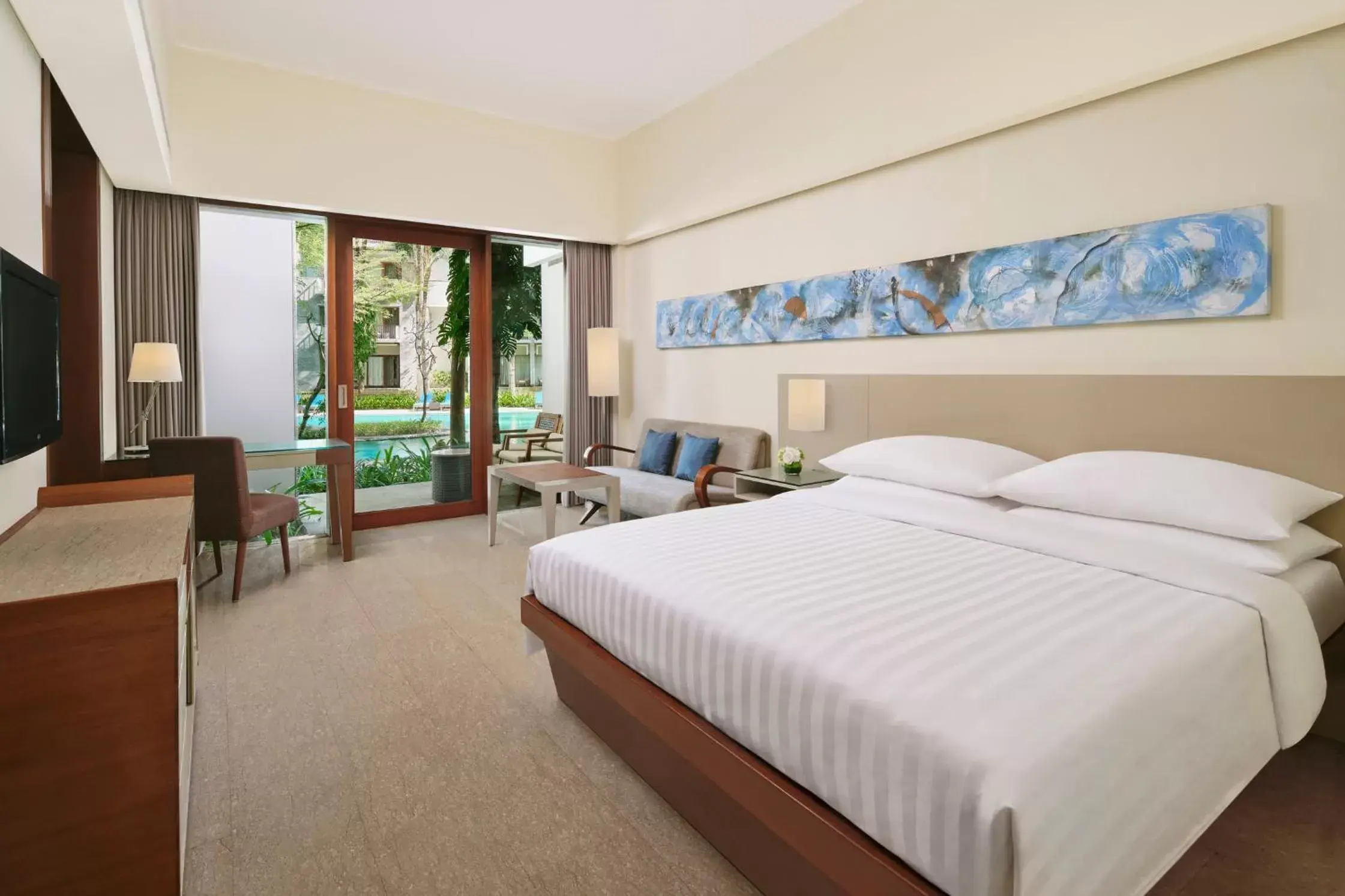 Bed in Courtyard by Marriott Bali Nusa Dua Resort