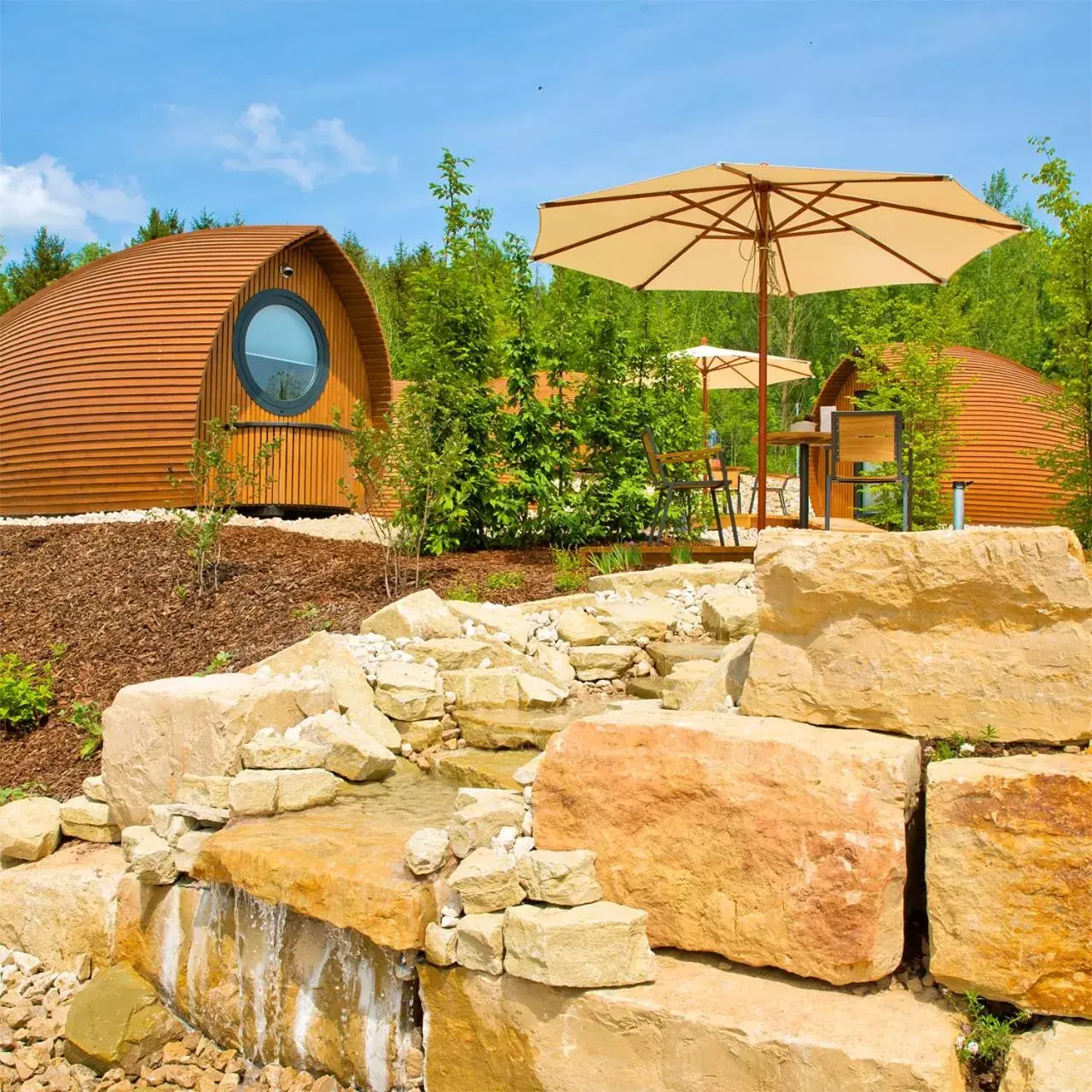 Facade/entrance in Glamping Resort Biosphäre Bliesgau