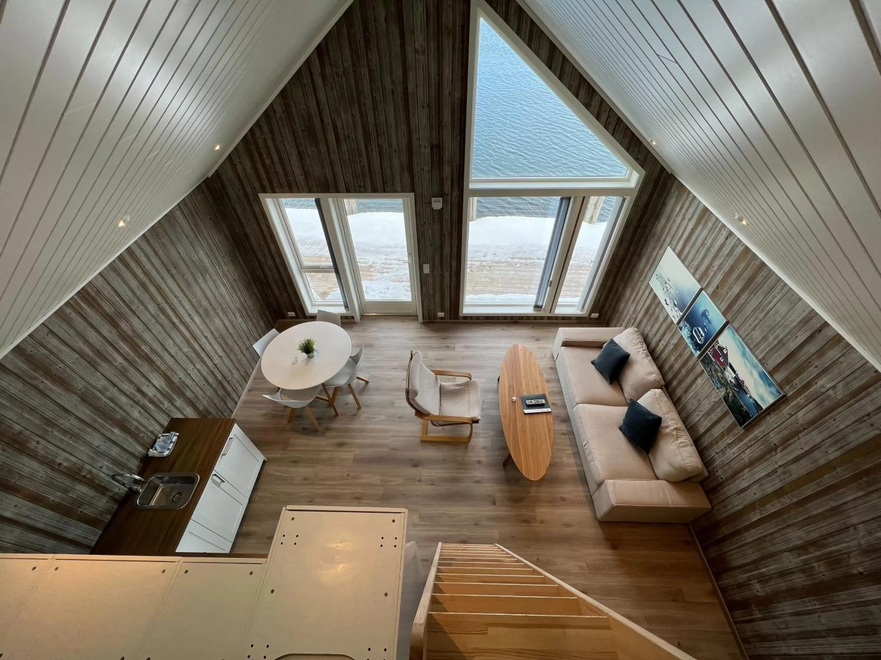 Living room in Norsk Havbrukssenter - Rorbuer